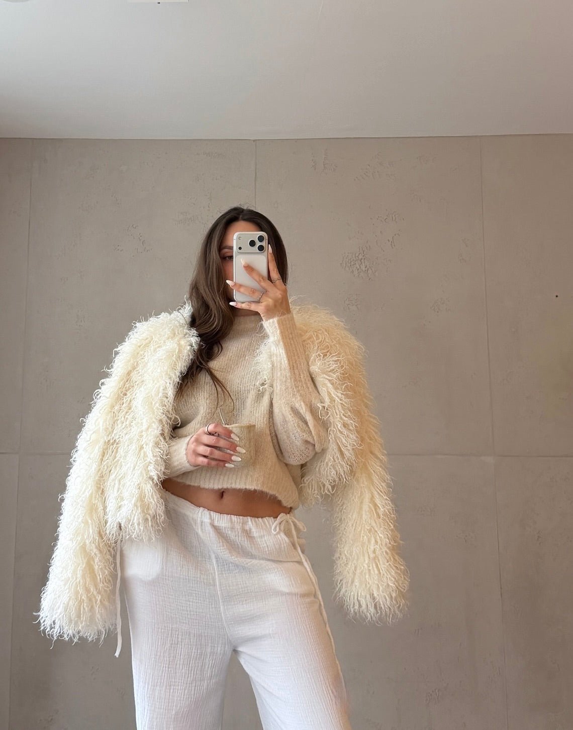 Puffärmel Pullover aus Viskose - Mix - Switch - Fashion