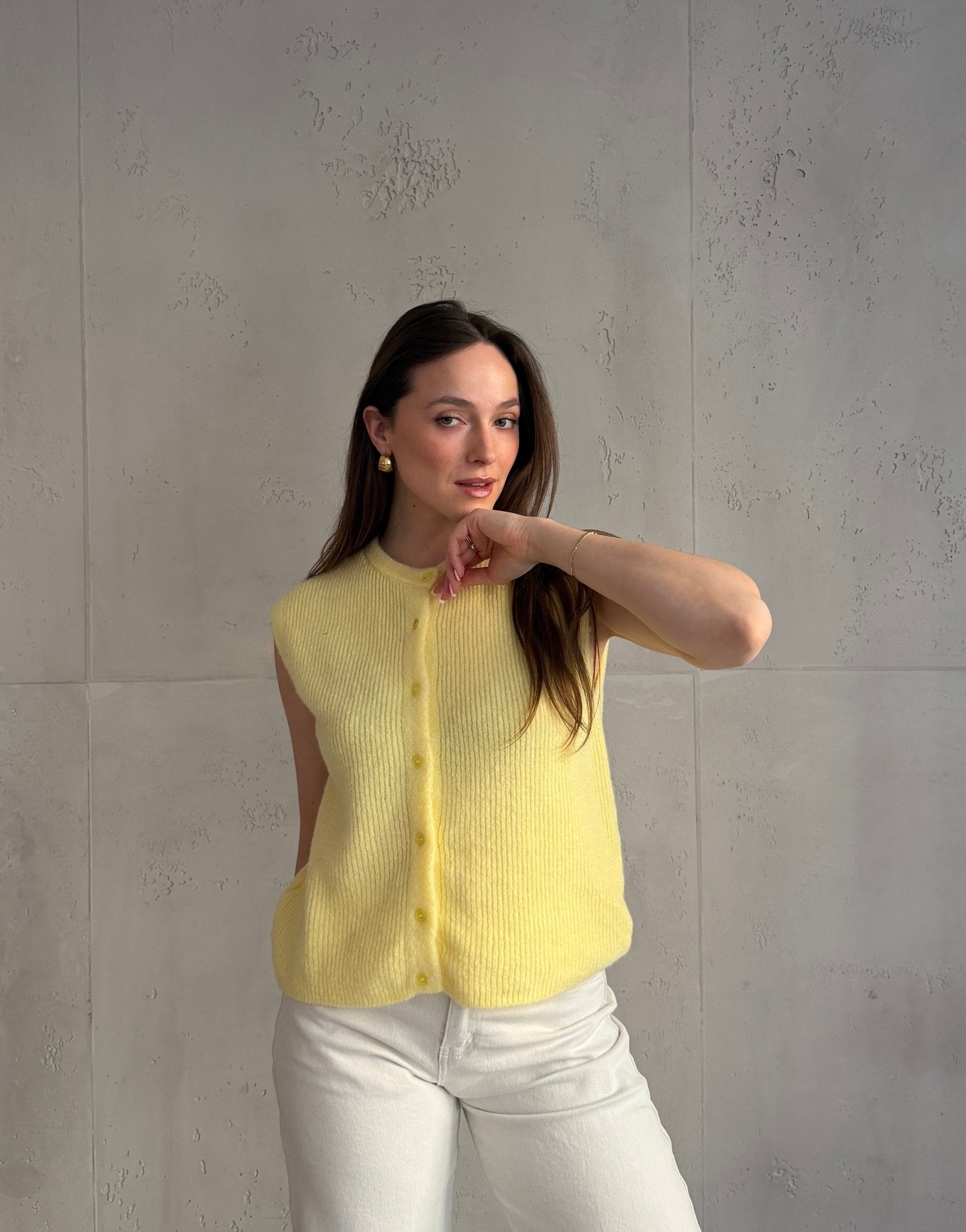 Pullunder Uni mit Knopfleiste - Switch - Fashion