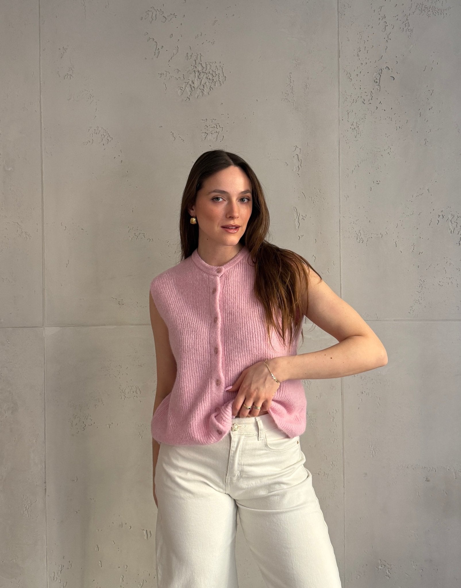 Pullunder Uni mit Knopfleiste - Switch - Fashion