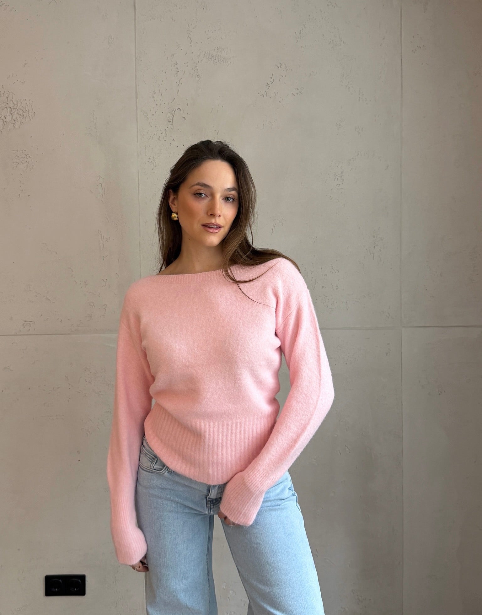 Schulterfreier Pullover Eng & Tailliert - Switch - Fashion