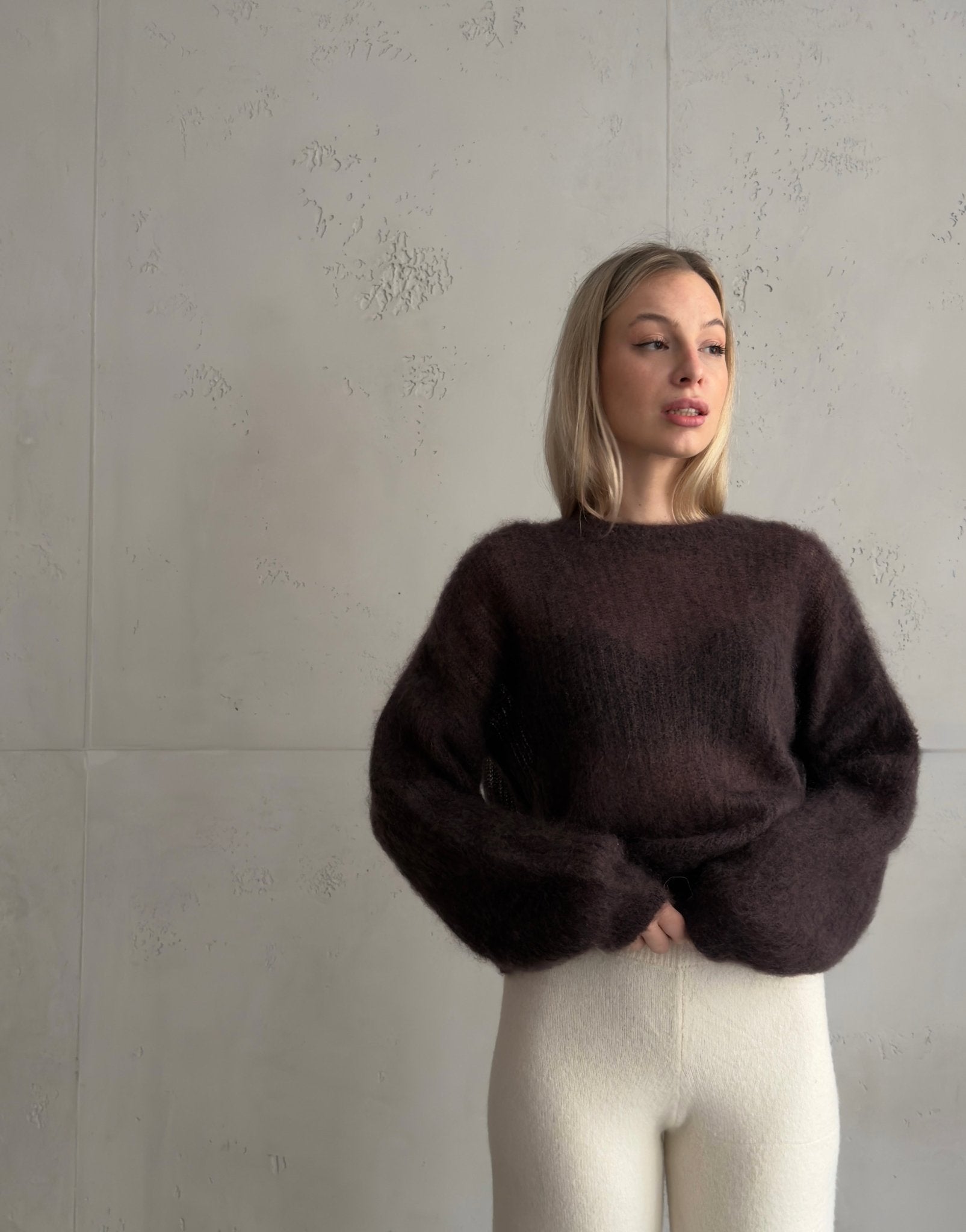 Spring Luxury: Der leichte 80% Kid Mohair Pullover - Switch - Fashion
