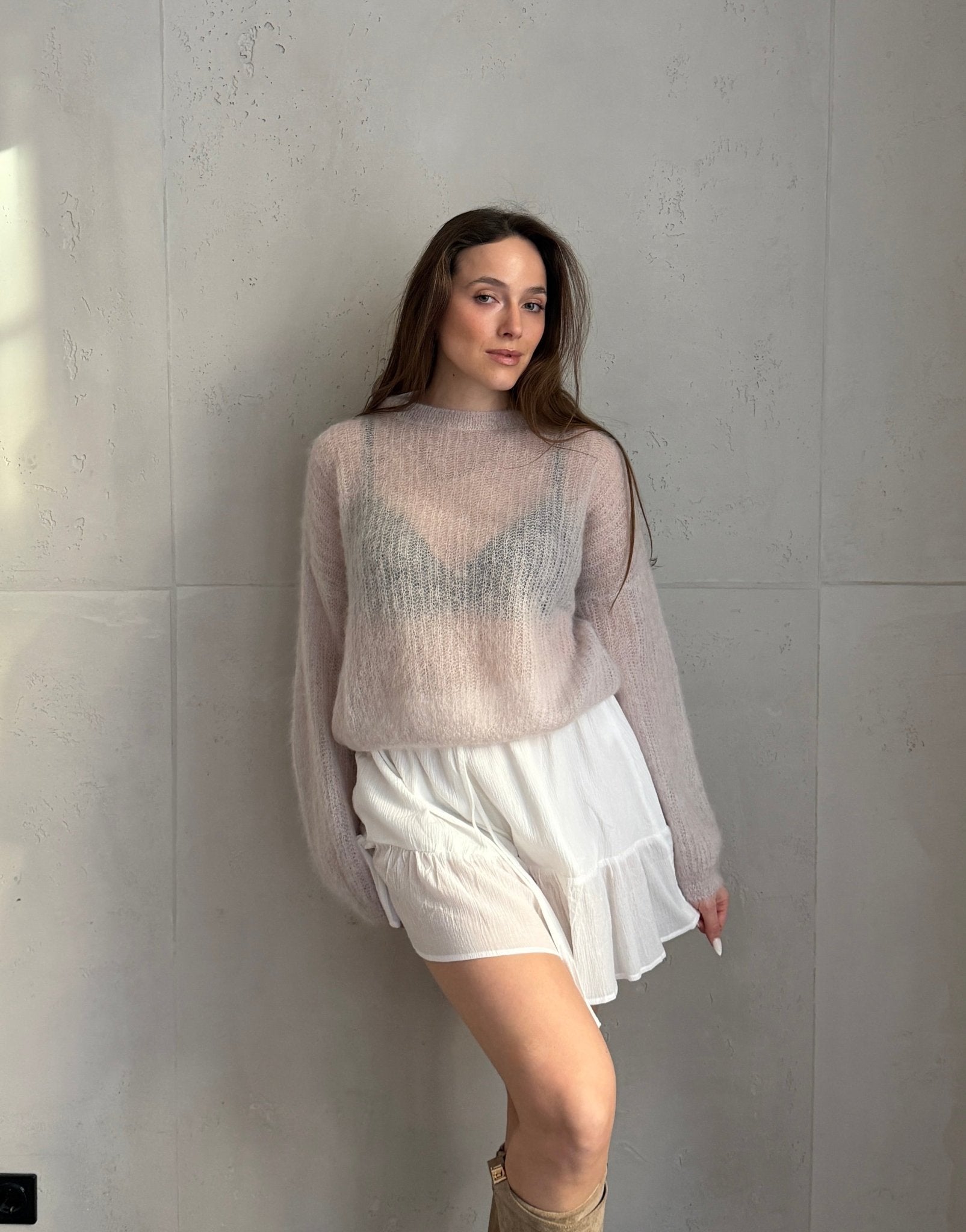 Spring Luxury: Der leichte 80% Kid Mohair Pullover - Switch - Fashion
