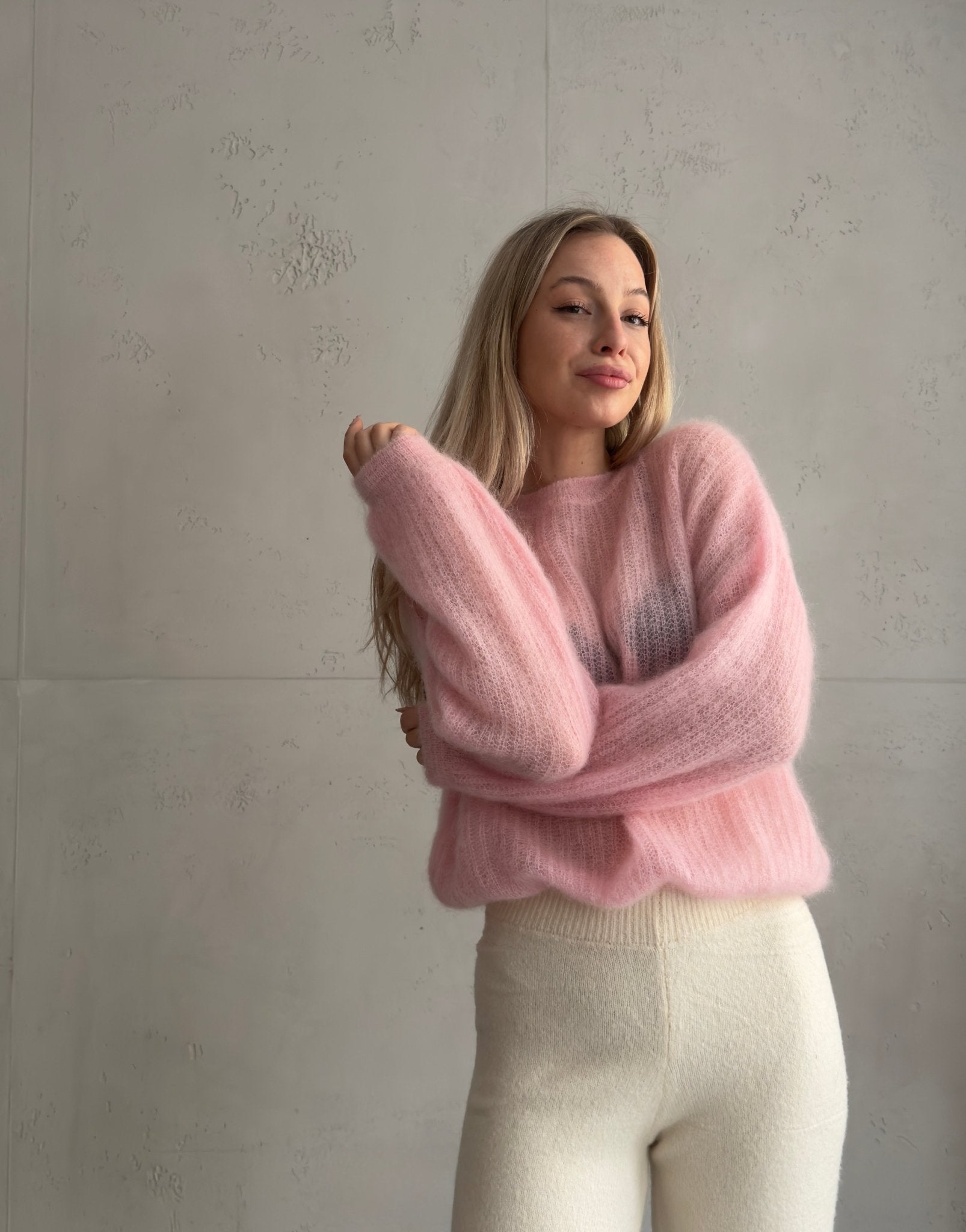 Spring Luxury: Der leichte 80% Kid Mohair Pullover - Switch - Fashion