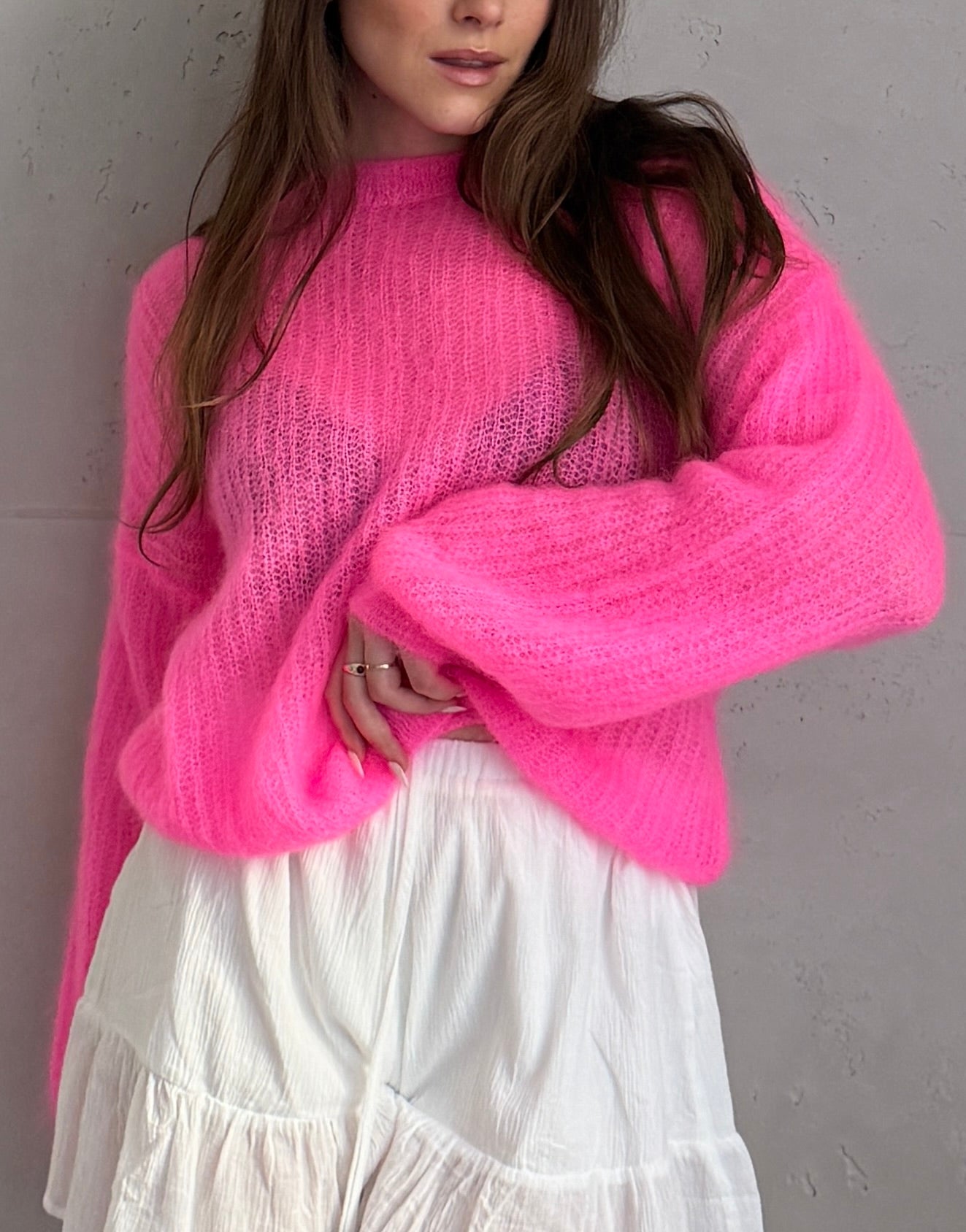 Spring Luxury: Der leichte 80% Kid Mohair Pullover - Switch - Fashion