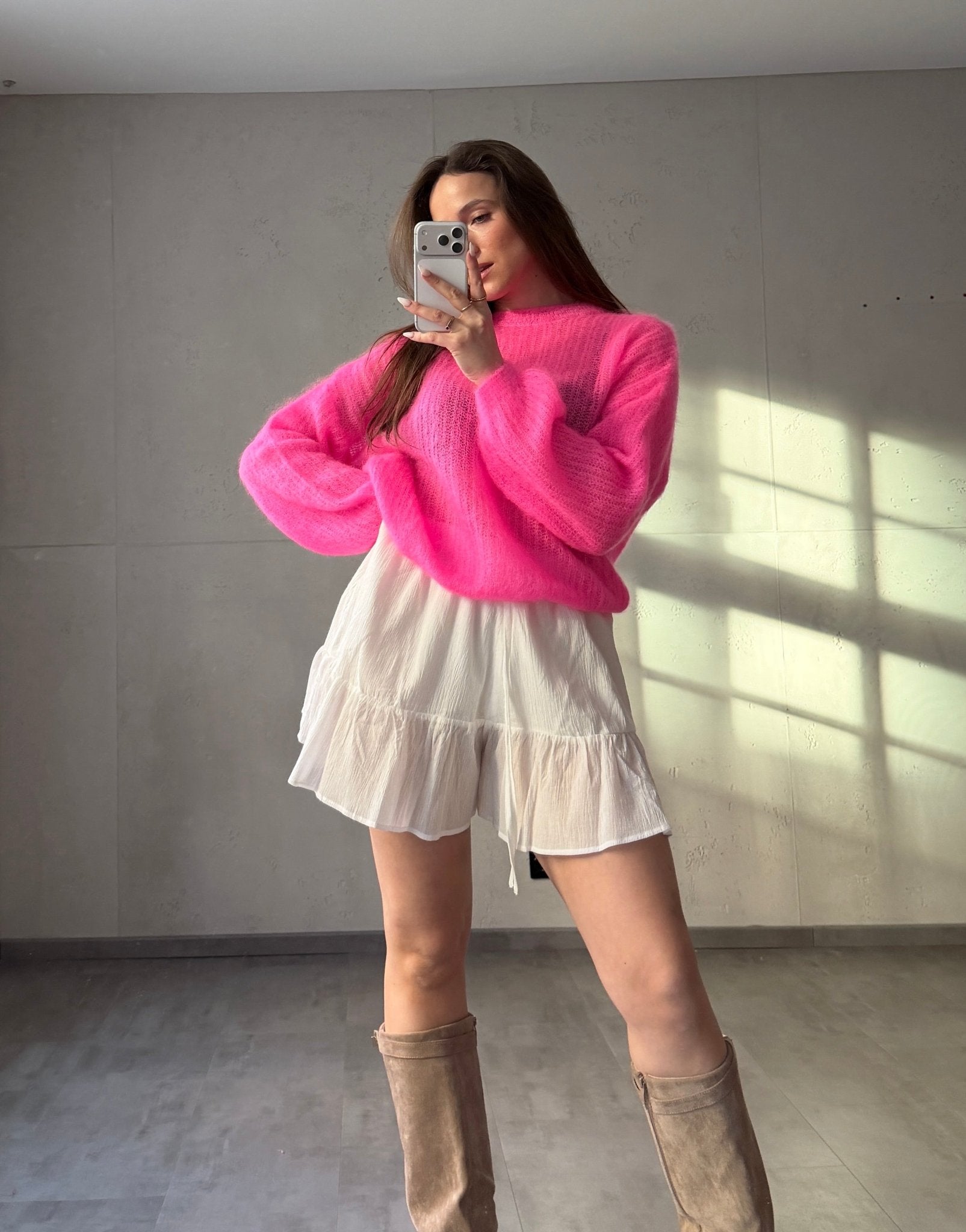 Spring Luxury: Der leichte 80% Kid Mohair Pullover - Switch - Fashion