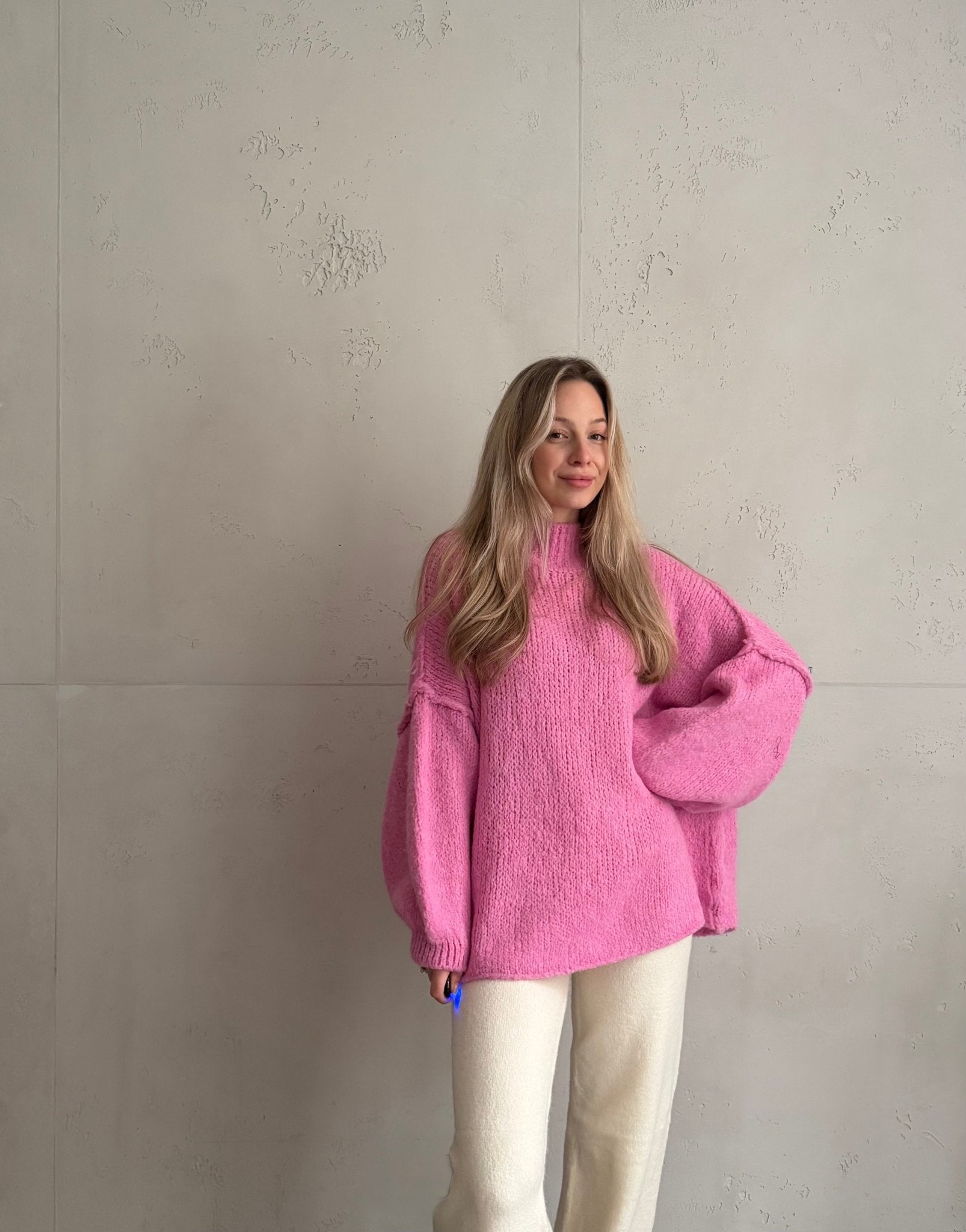 Stehkragen Strickpullover - Switch - Fashion