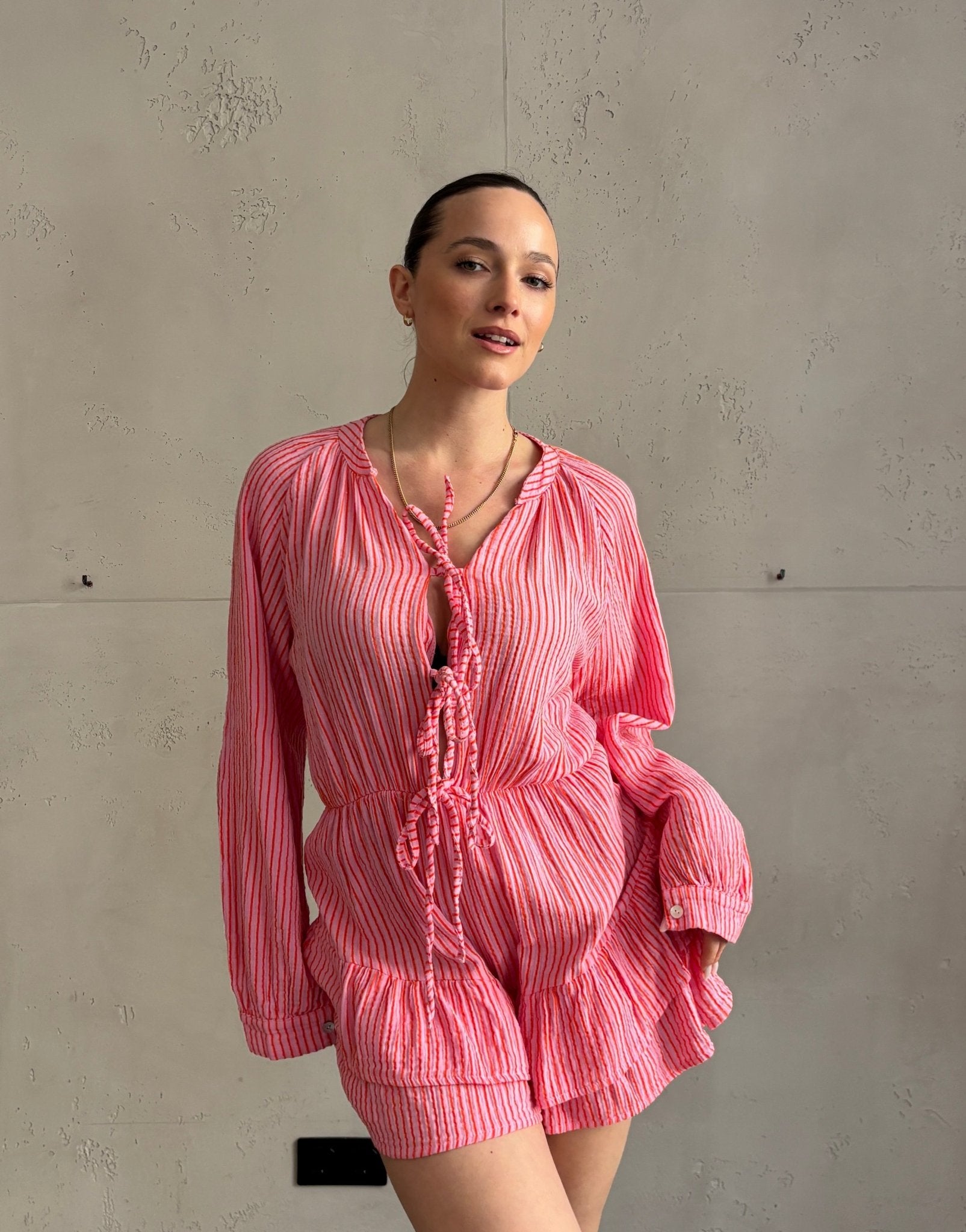 Streifenjumpsuit - Switch - Fashion