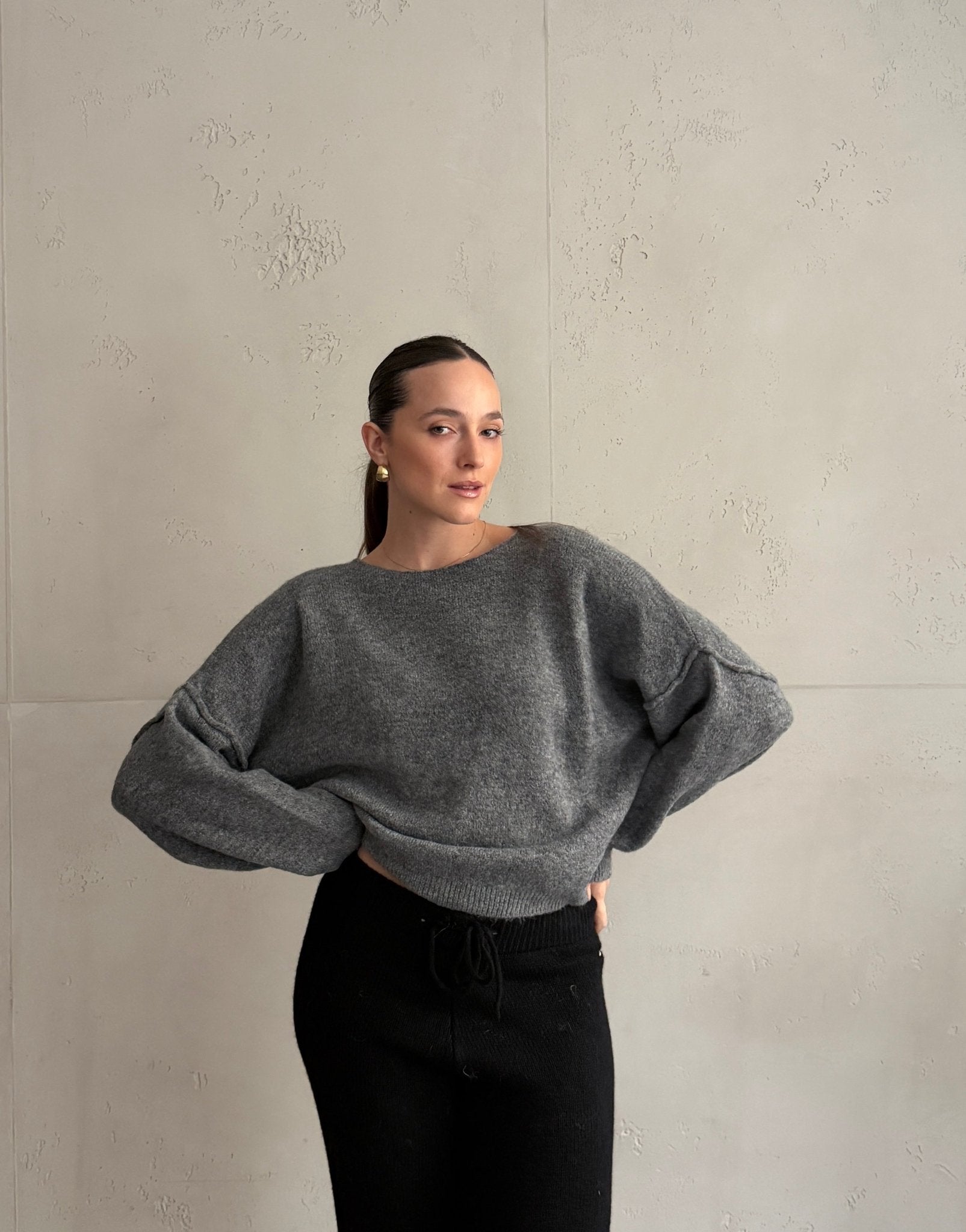 Weicher Switch Pullover mit dezenter Außennaht - Switch - Fashion