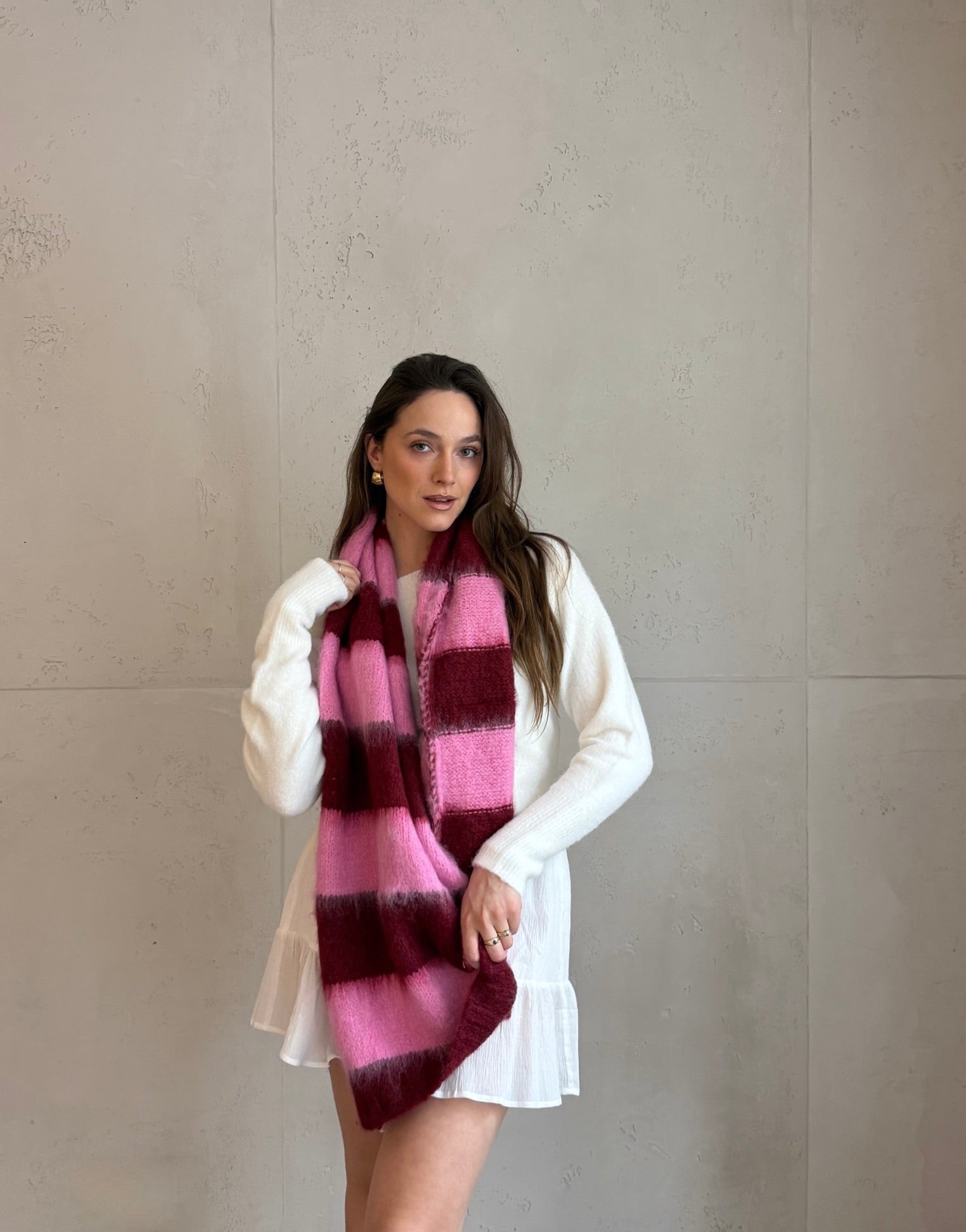 XXL Schal mit breiten Streifen & Extra Lang - Switch - Fashion