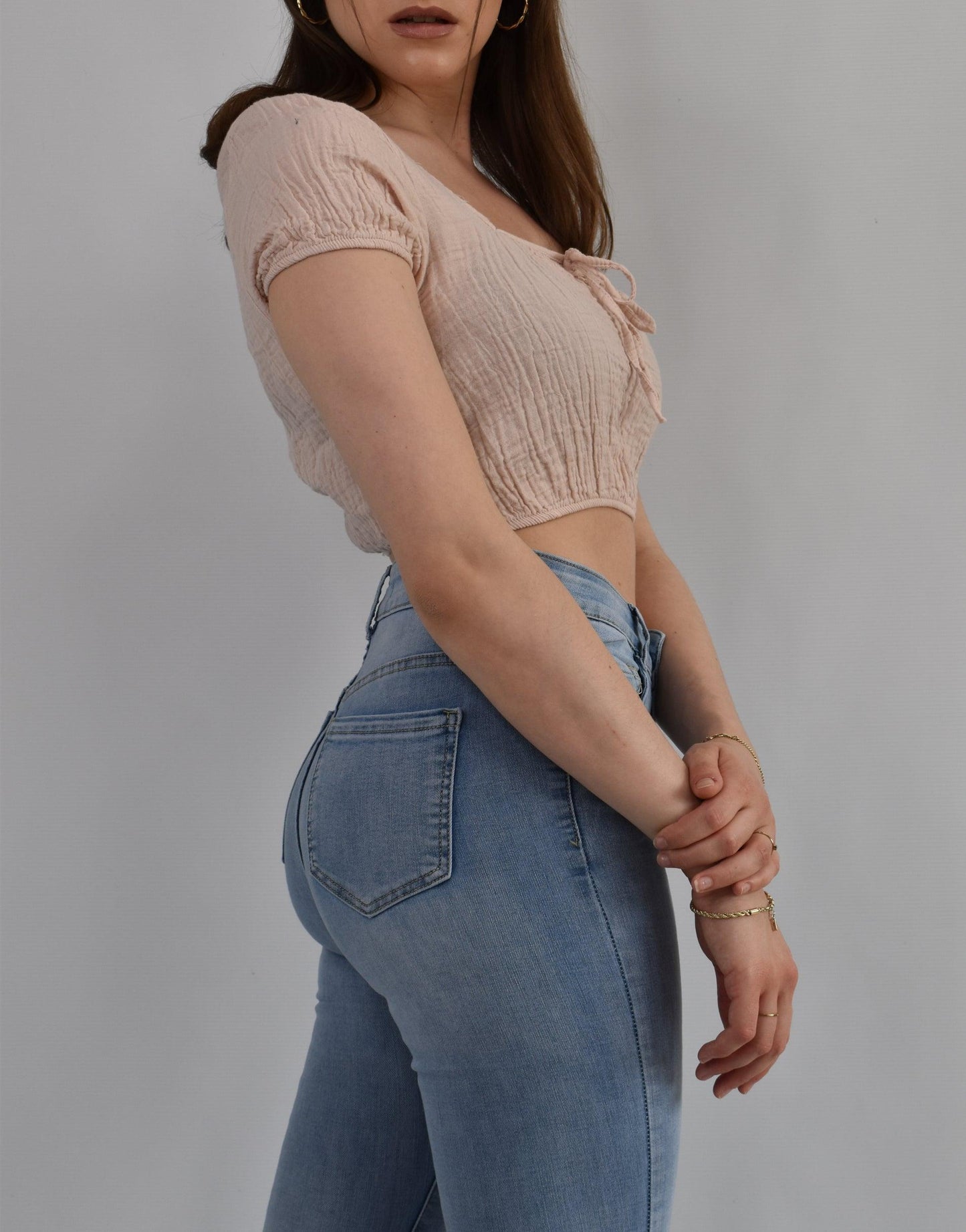 Skinny Jeans mit Rissen - Switch-Fashion