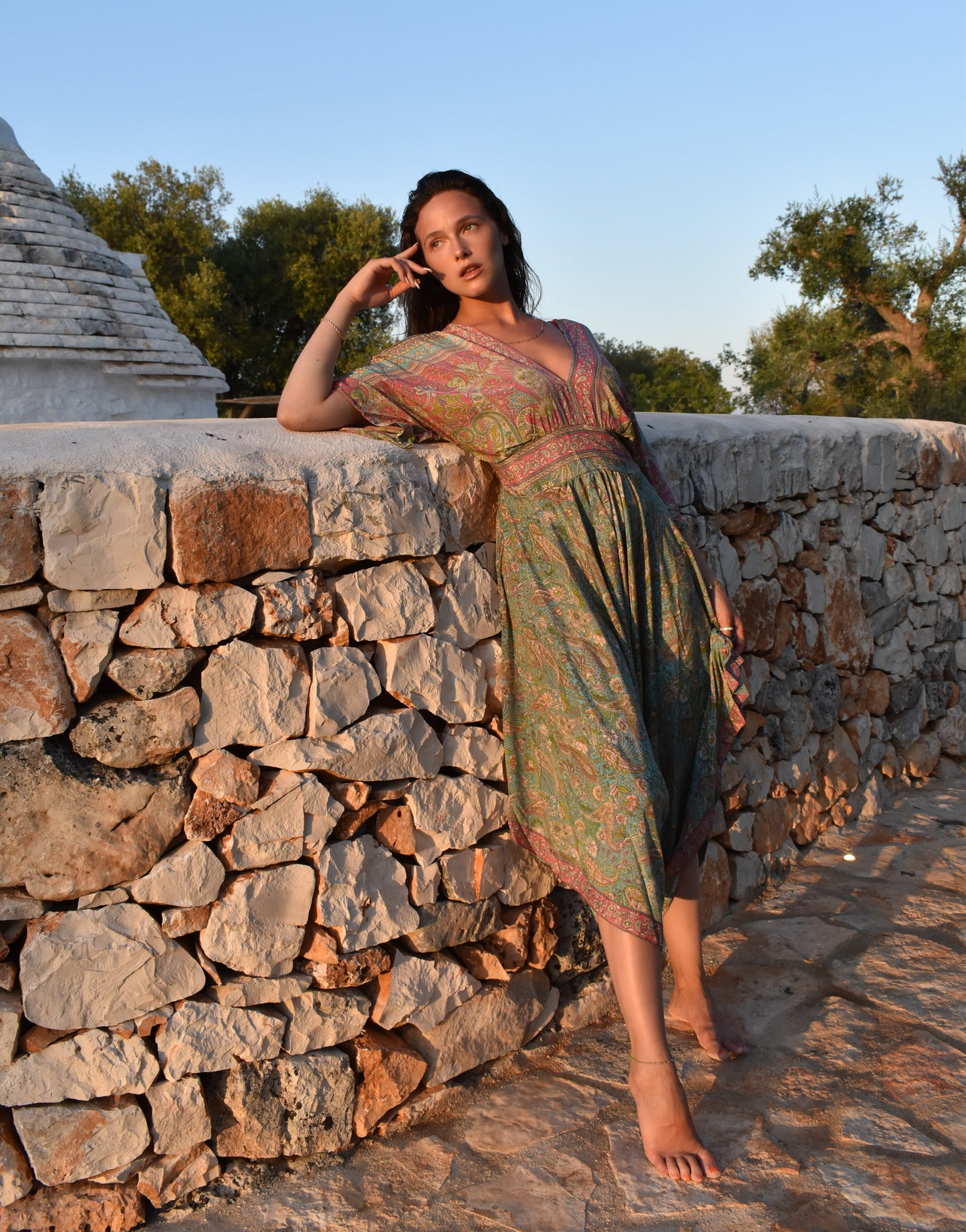 Jumpsuit mit weitem Bein