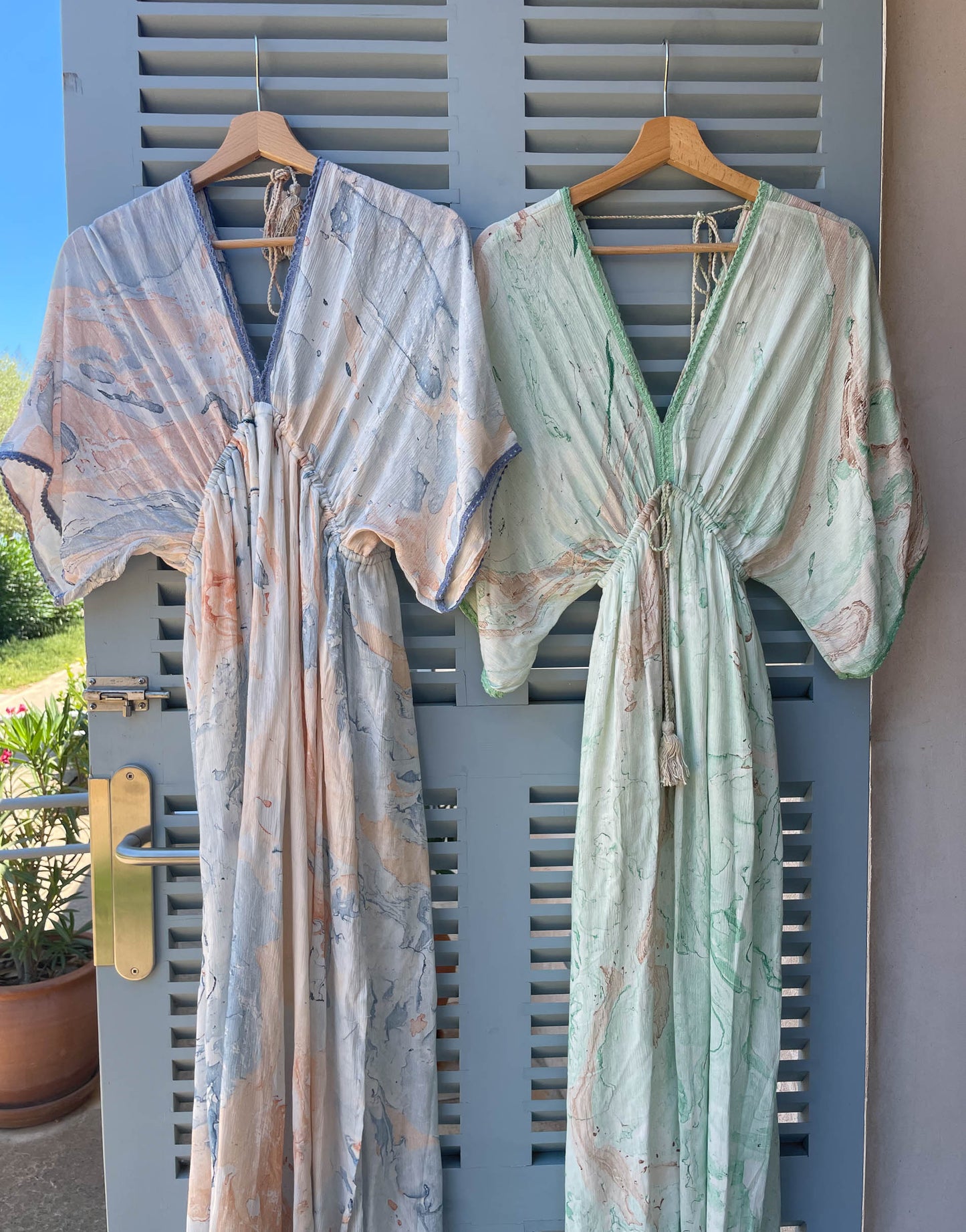 Maxidress OCEAN mit Schlitzen