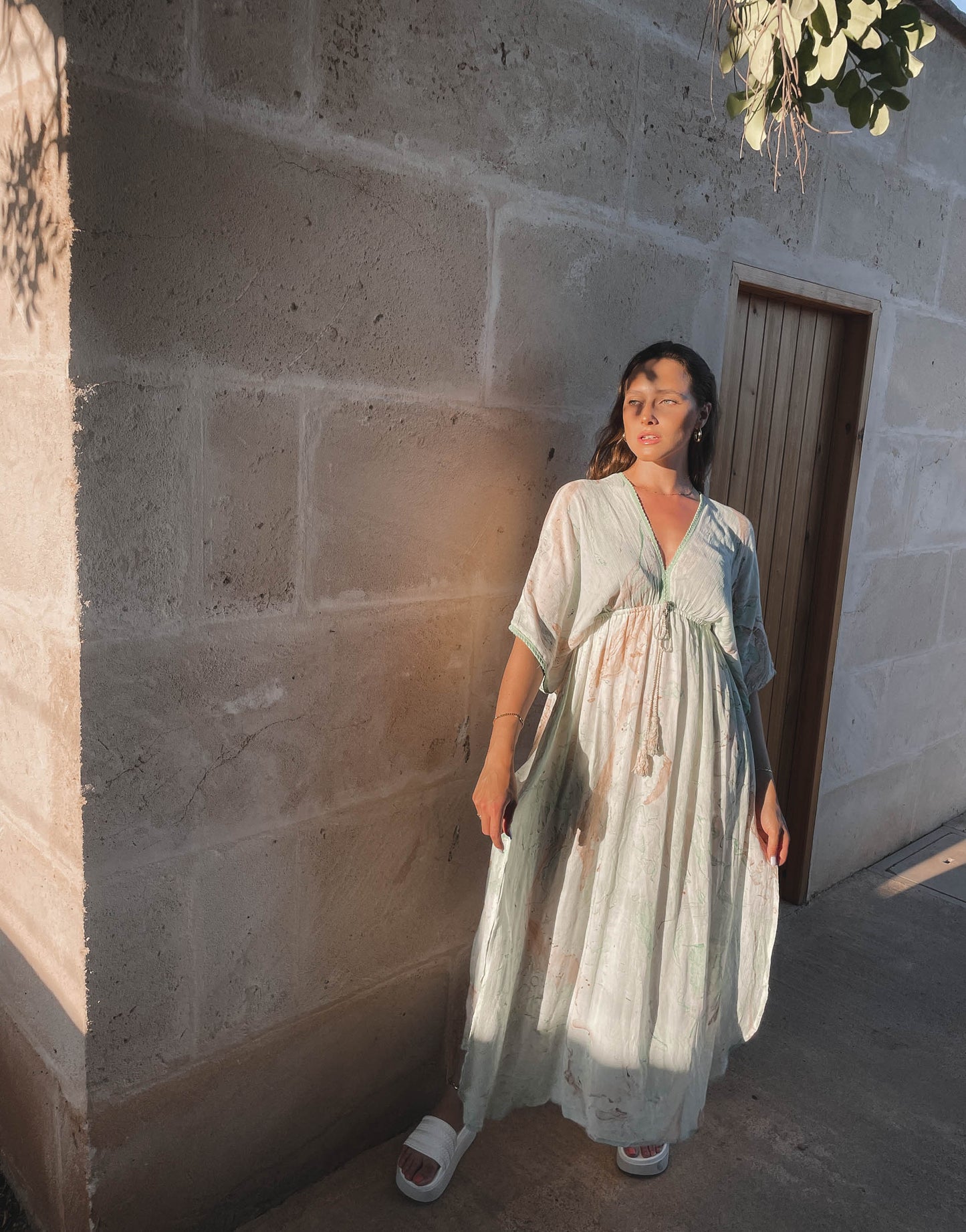 Maxidress OCEAN mit Schlitzen