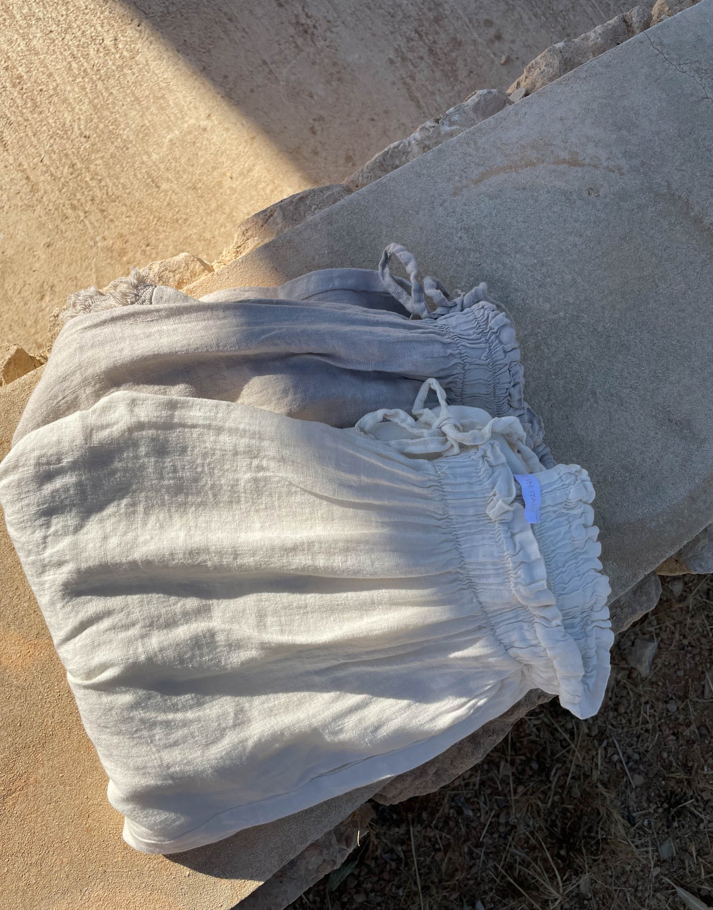 Lange Leinenhose