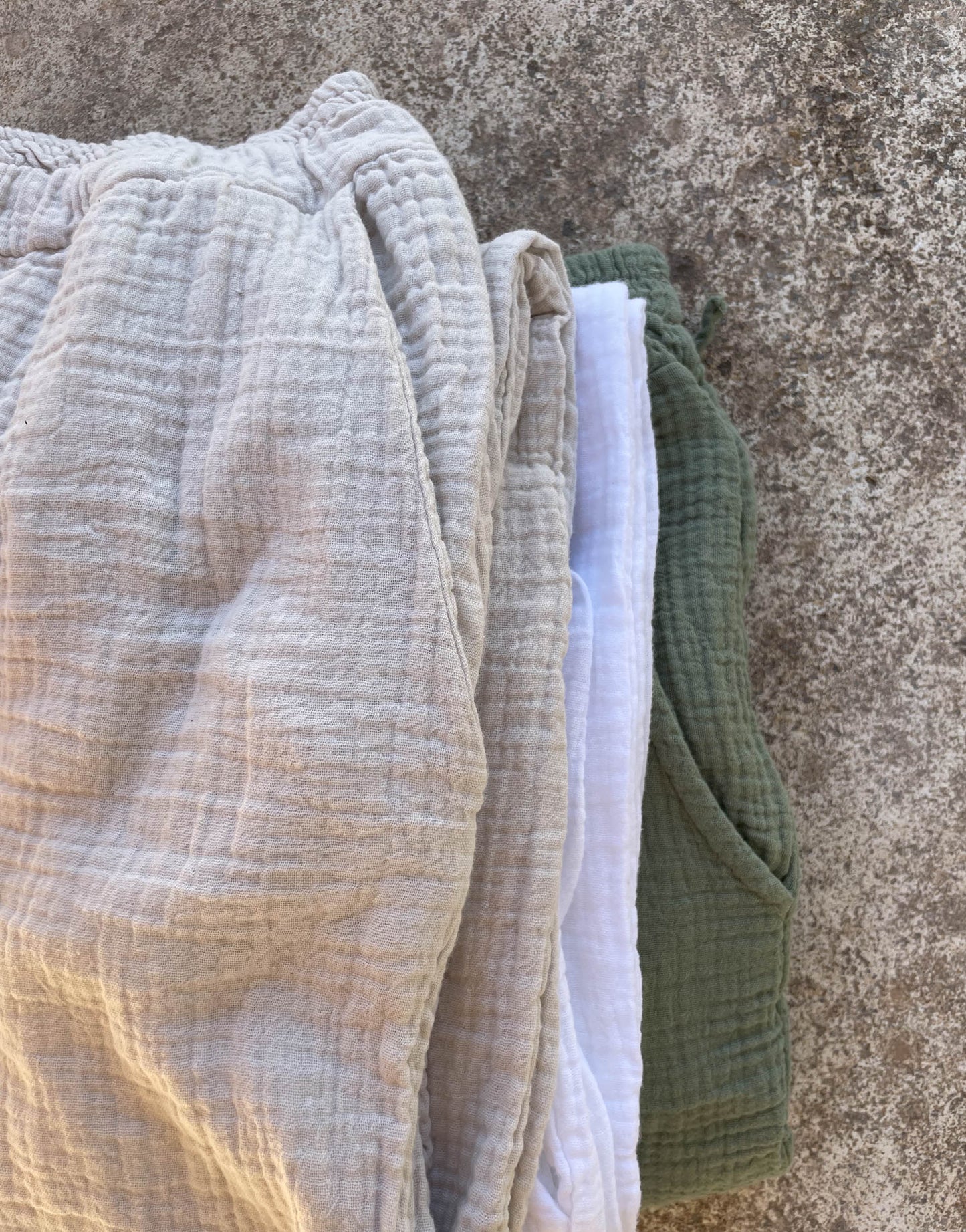 Lange Musselinhose