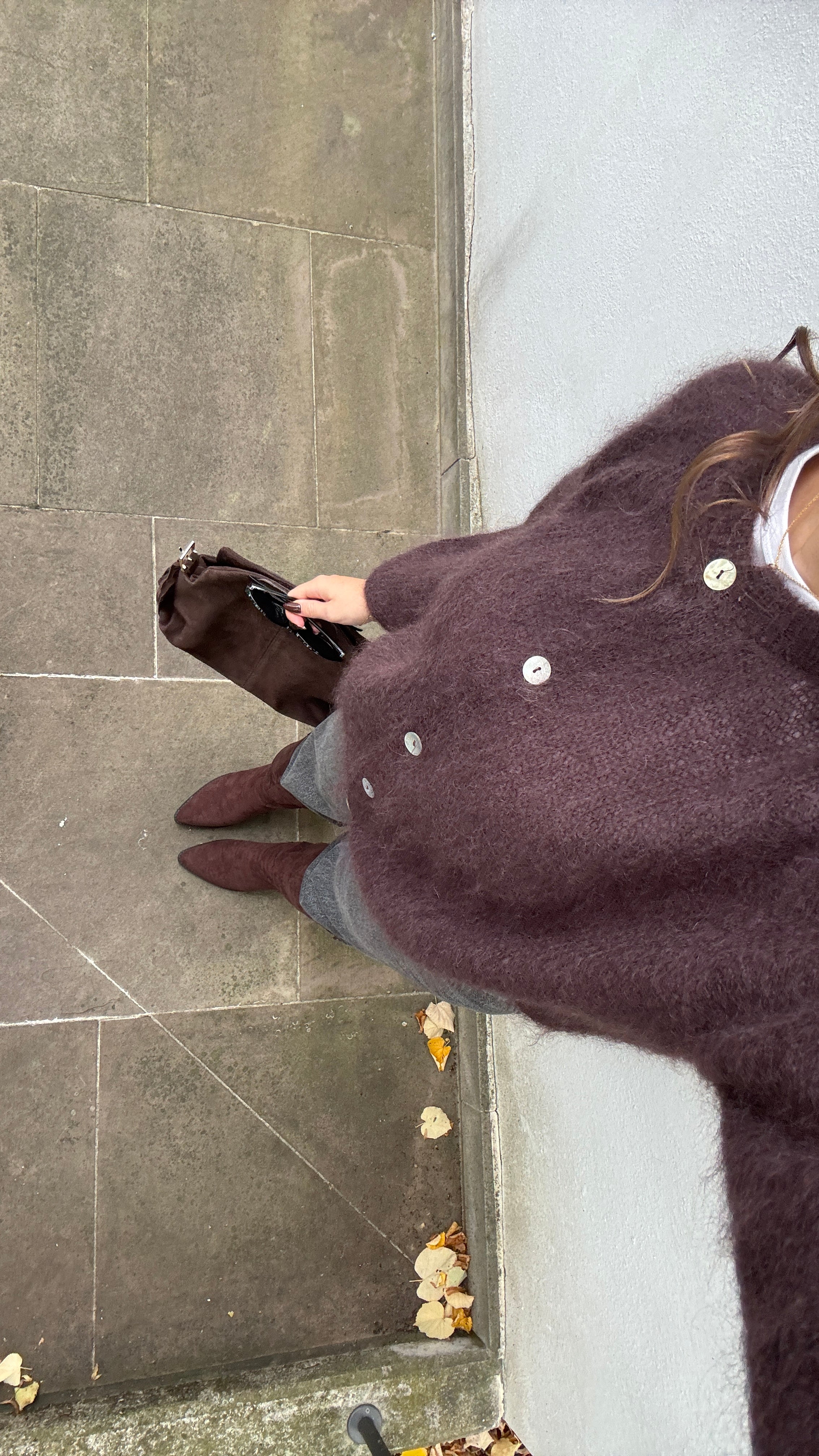 Strickcardigan Mohair