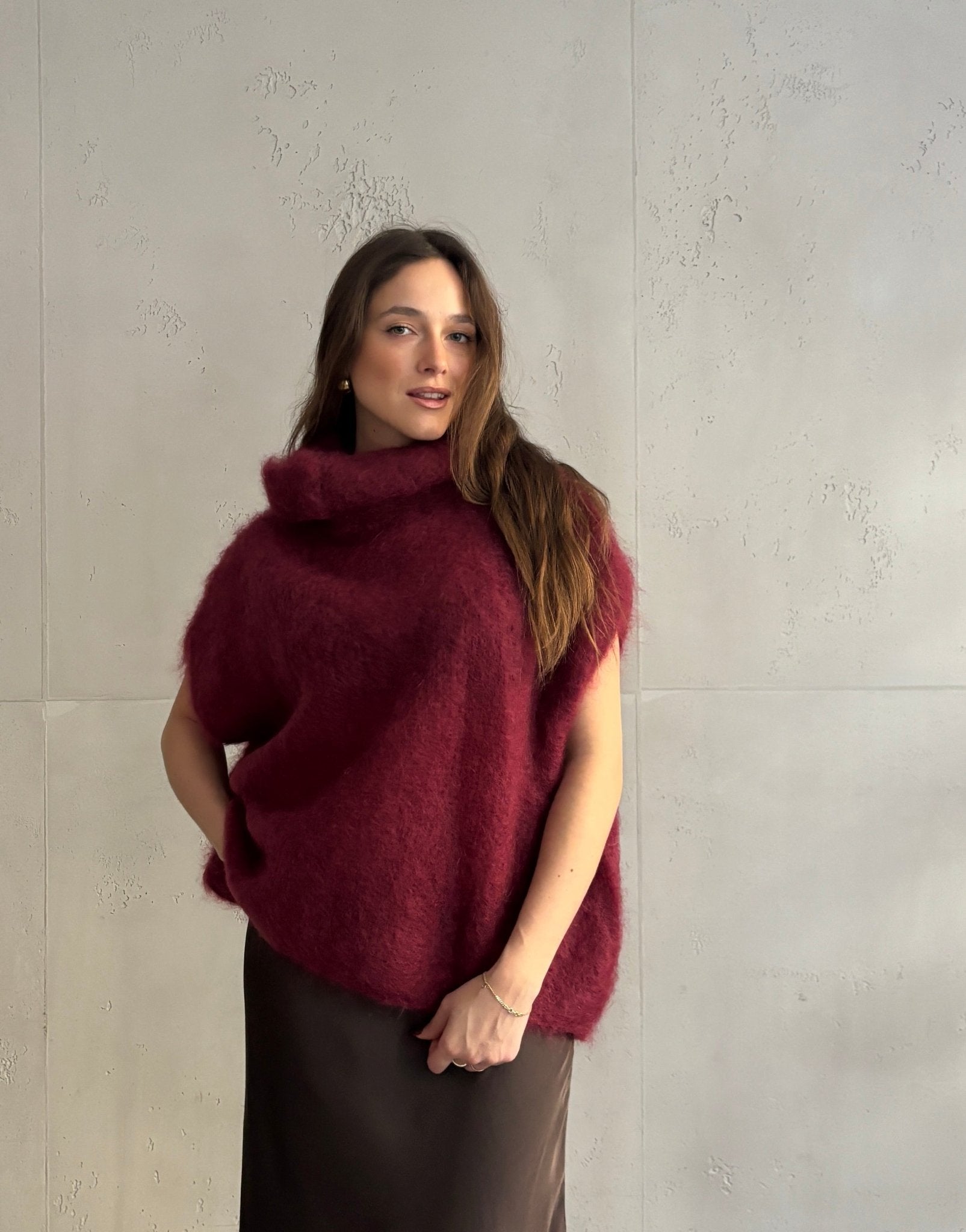 80% Mohair Pullunder mit Rollkragen - Switch - Fashion