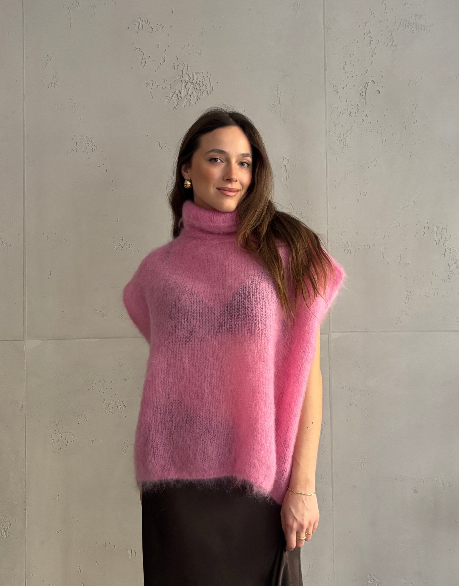 80% Mohair Pullunder mit Rollkragen - Switch - Fashion