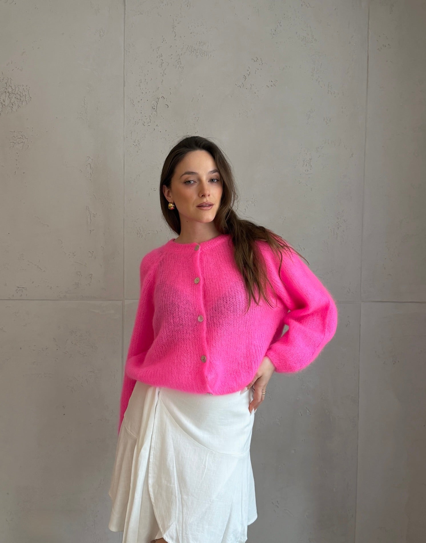 80% Mohair Strickjacke - Switch - Fashion