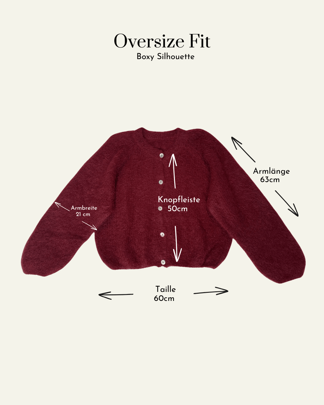 80% Mohair Strickjacke - Switch-Fashion