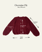 80% Mohair Strickjacke - Switch-Fashion