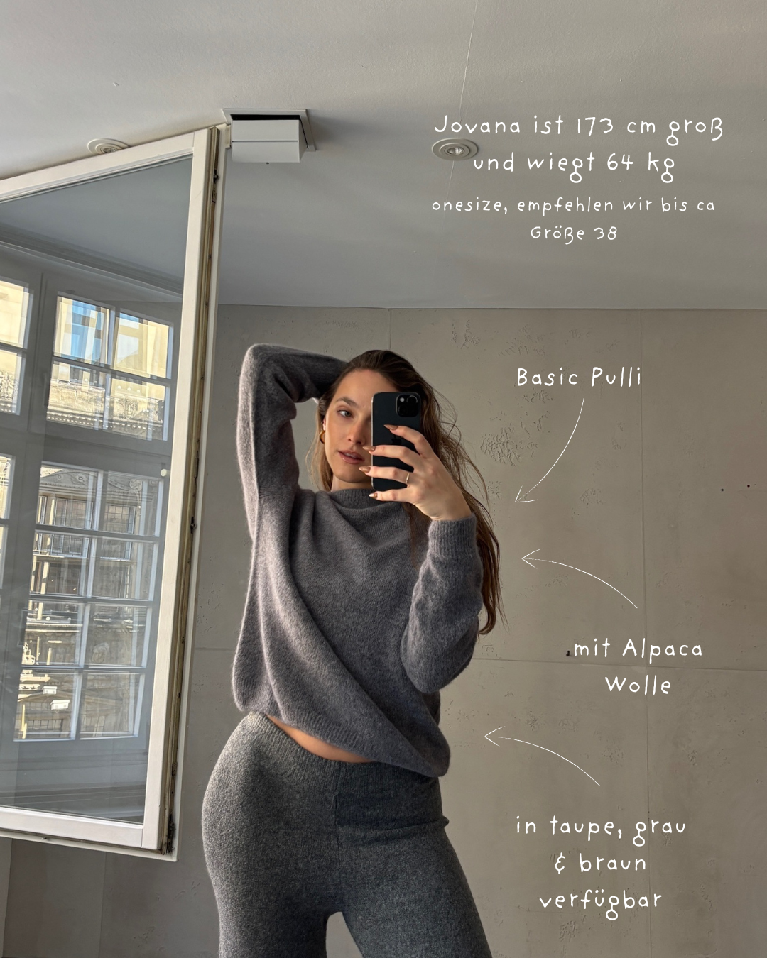 Alpaka Pullover – hochwertiger Rundhals-Strick