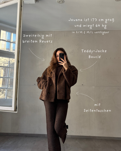 Teddy-Jacke Bouclé