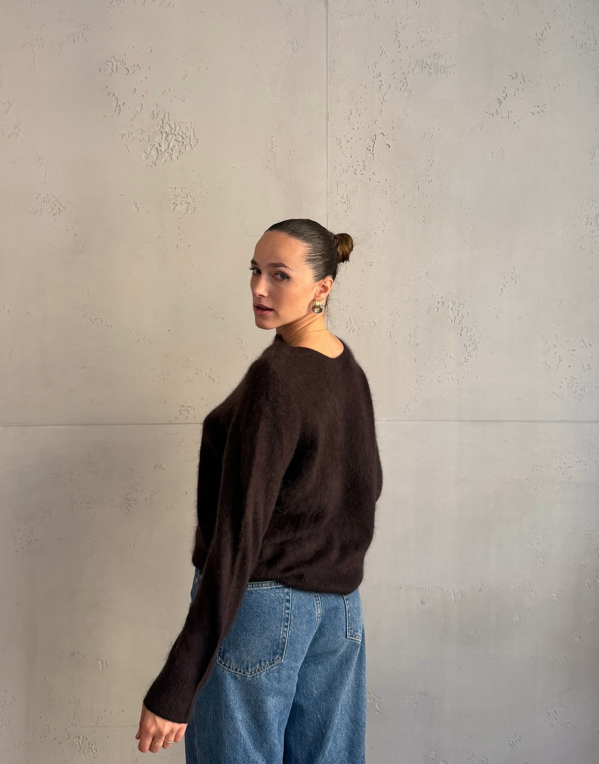 Pullover mit Cashmere und Seide