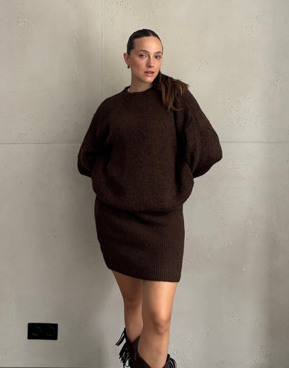 Oversize-Pullover mit weitem Ärmel und Bündchen