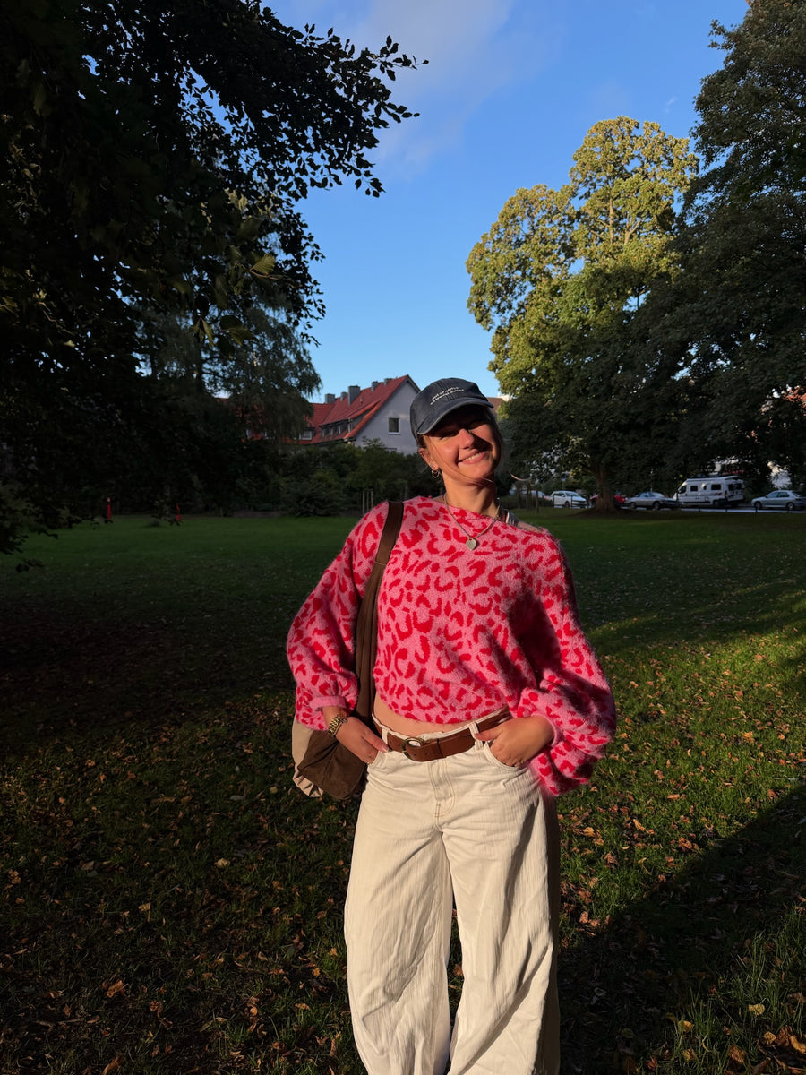 Leo Pullover mit Fledermausärmeln