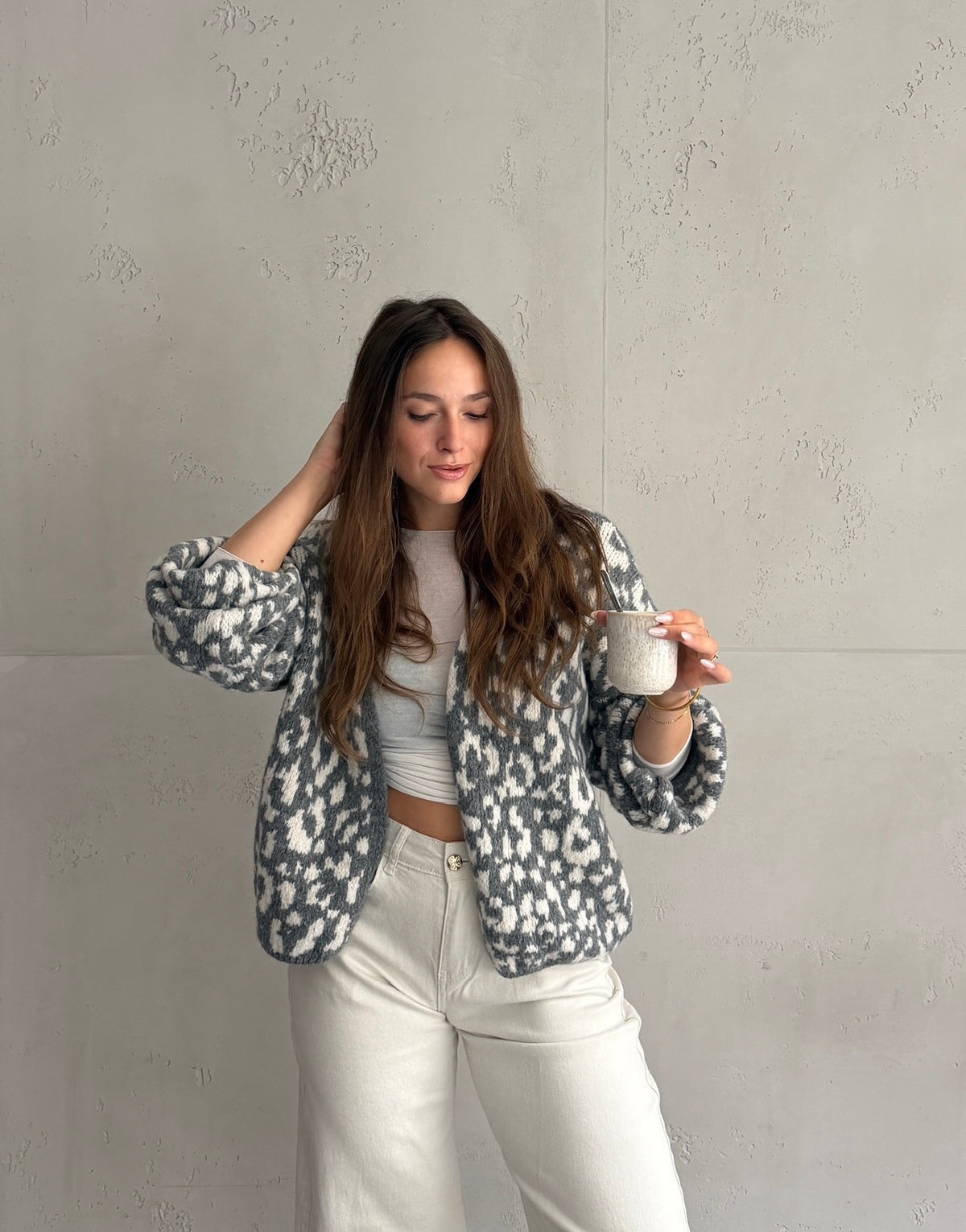 Leo Cardigan ohne Verschluss