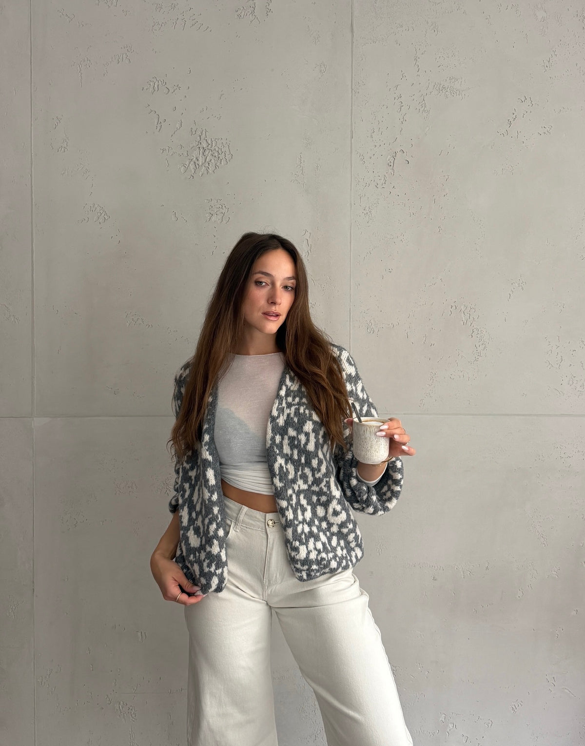 Leo Cardigan ohne Verschluss