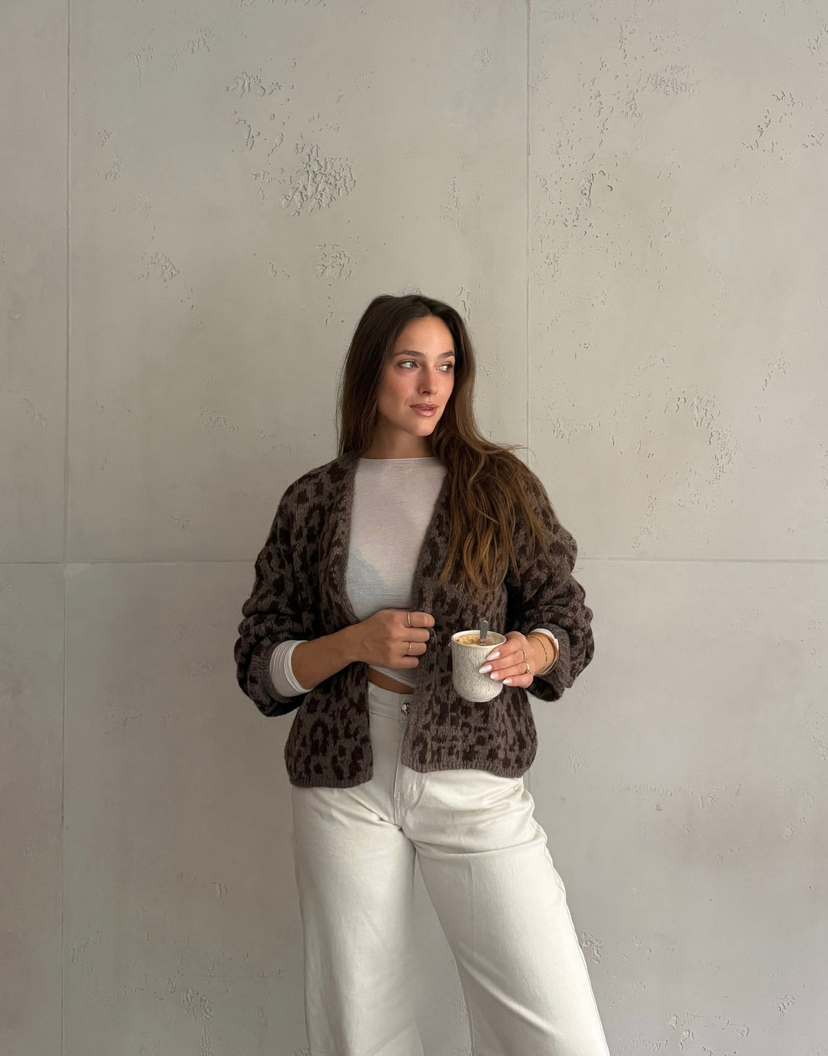 Leo Cardigan ohne Verschluss