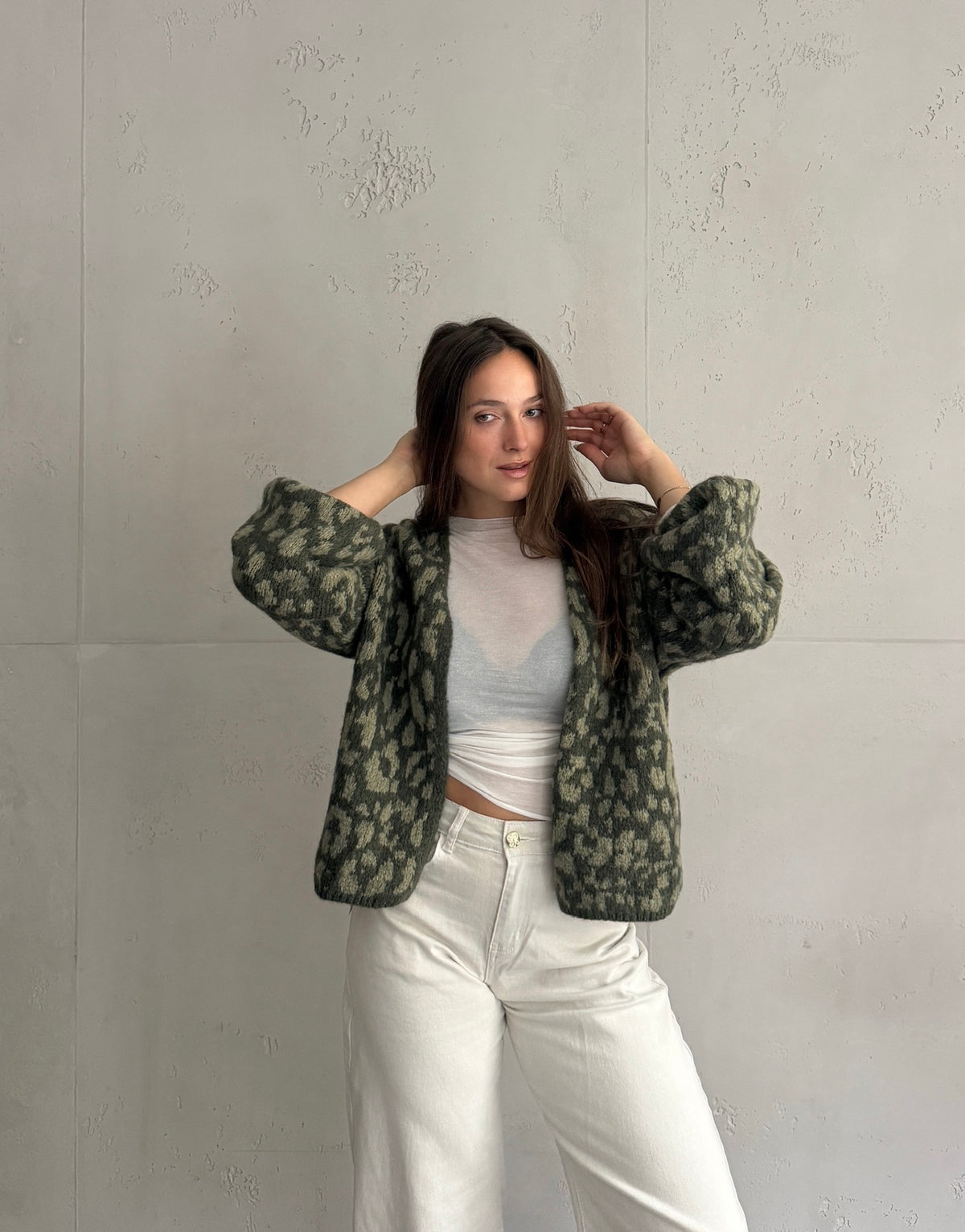 Leo Cardigan ohne Verschluss