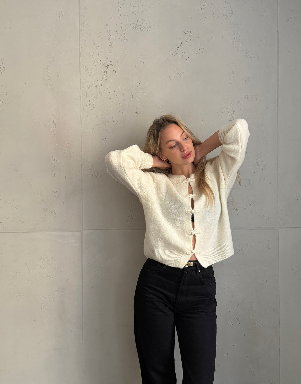 Napoleon Cardigan mit Alpaka