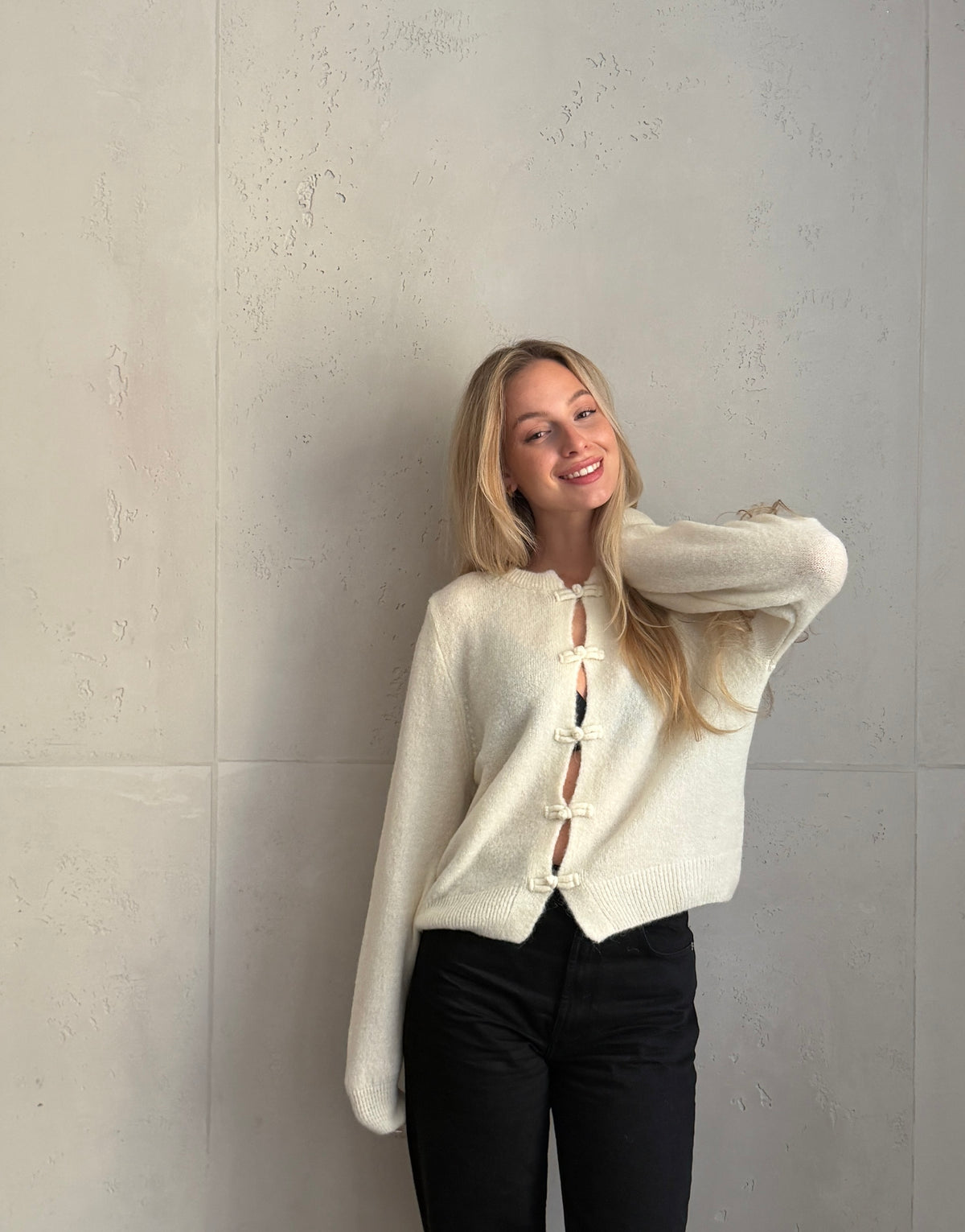 Napoleon Cardigan mit Alpaka