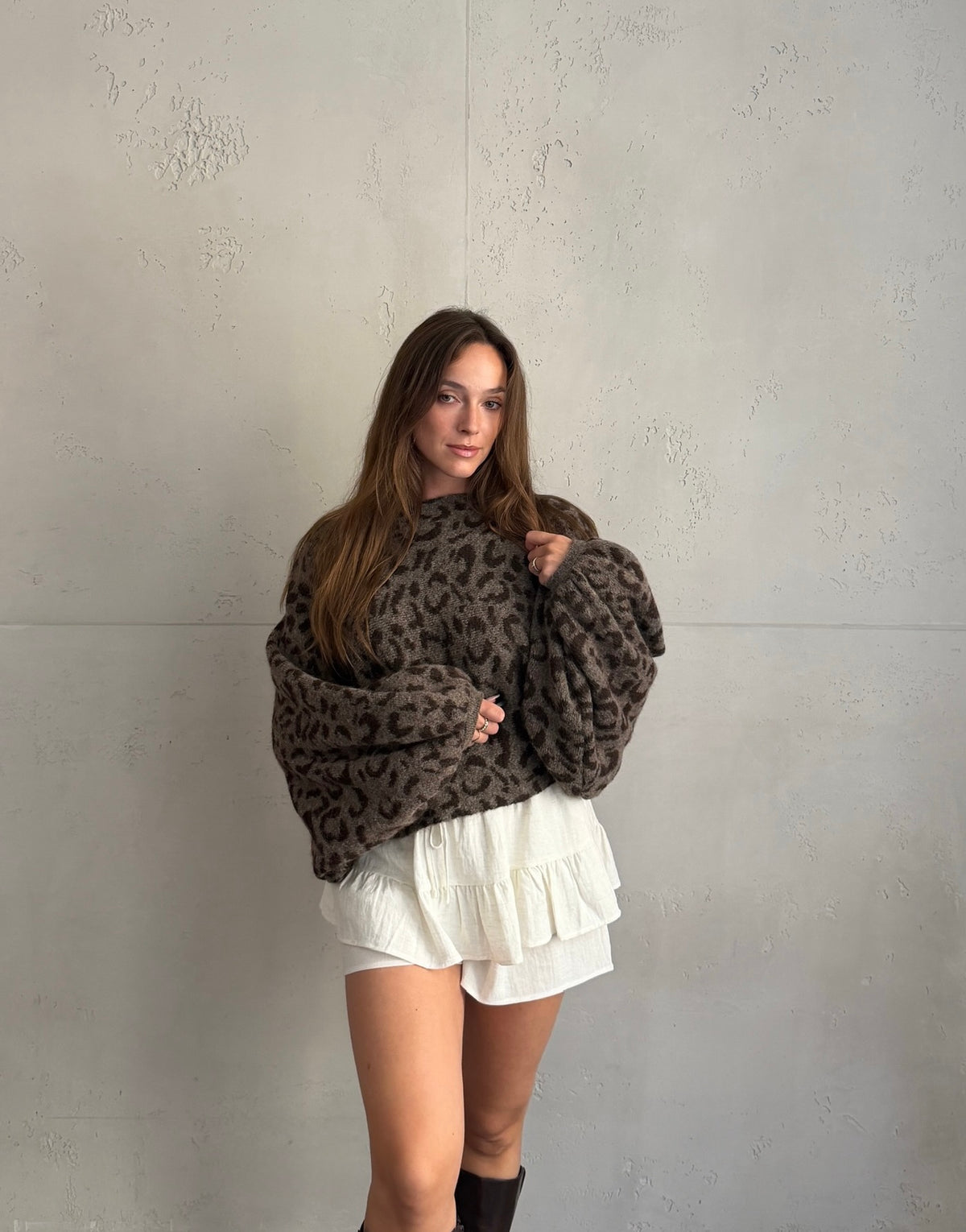Leo Pullover mit Fledermausärmeln