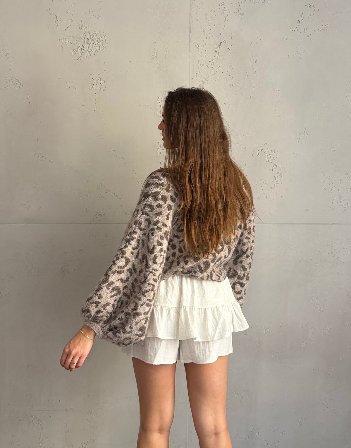 Leo Pullover mit Fledermausärmeln