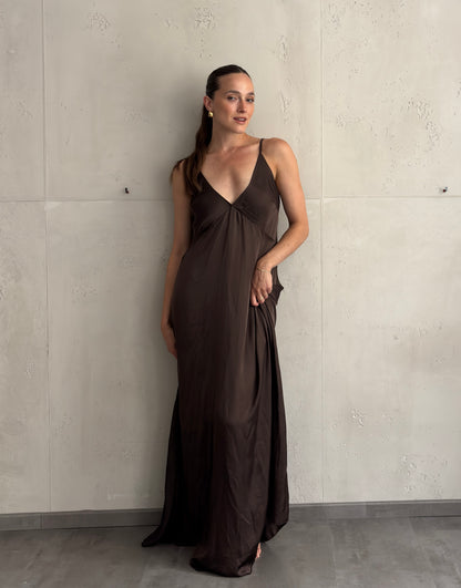 Maxi Viskose Kleid