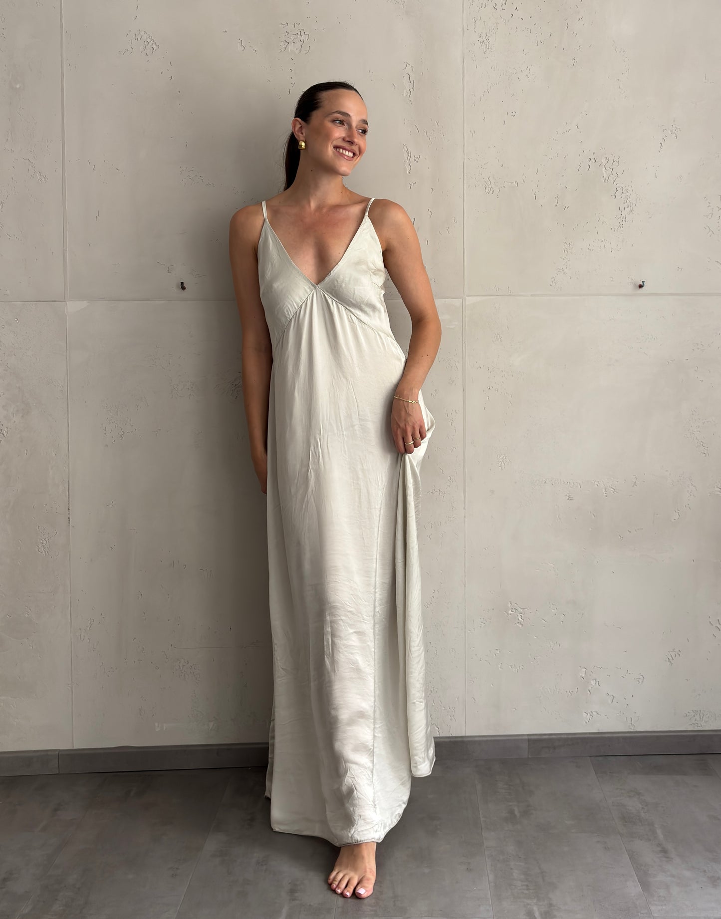 Maxi Viskose Kleid