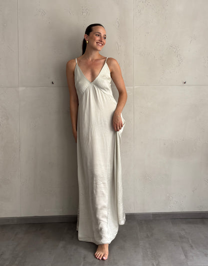 Maxi Viskose Kleid