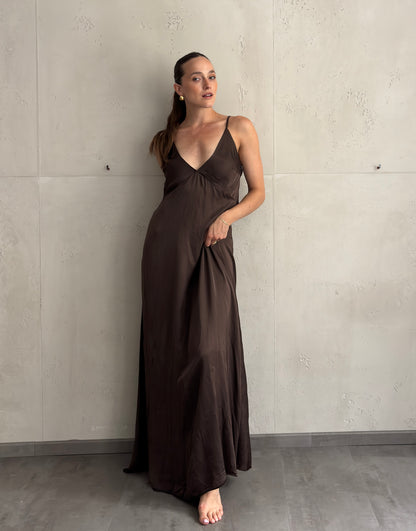 Maxi Viskose Kleid