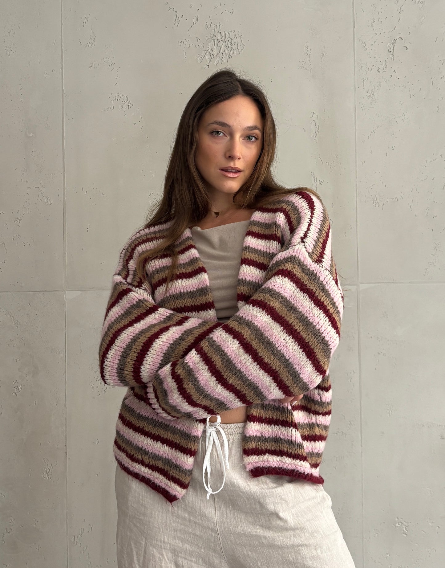 Colorful Stripe Cardigan