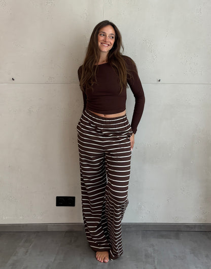 Clean Stripe Jogginghose