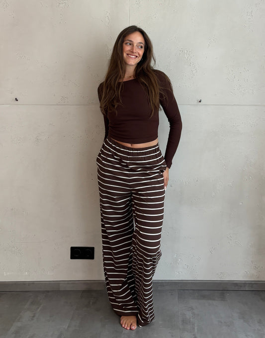 Clean Stripe Jogginghose
