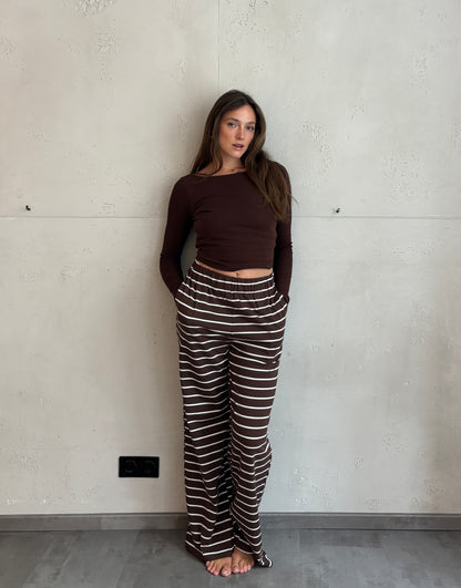 Clean Stripe Jogginghose