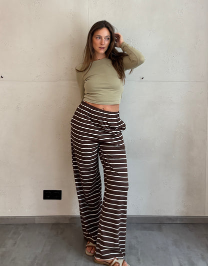 Clean Stripe Jogginghose
