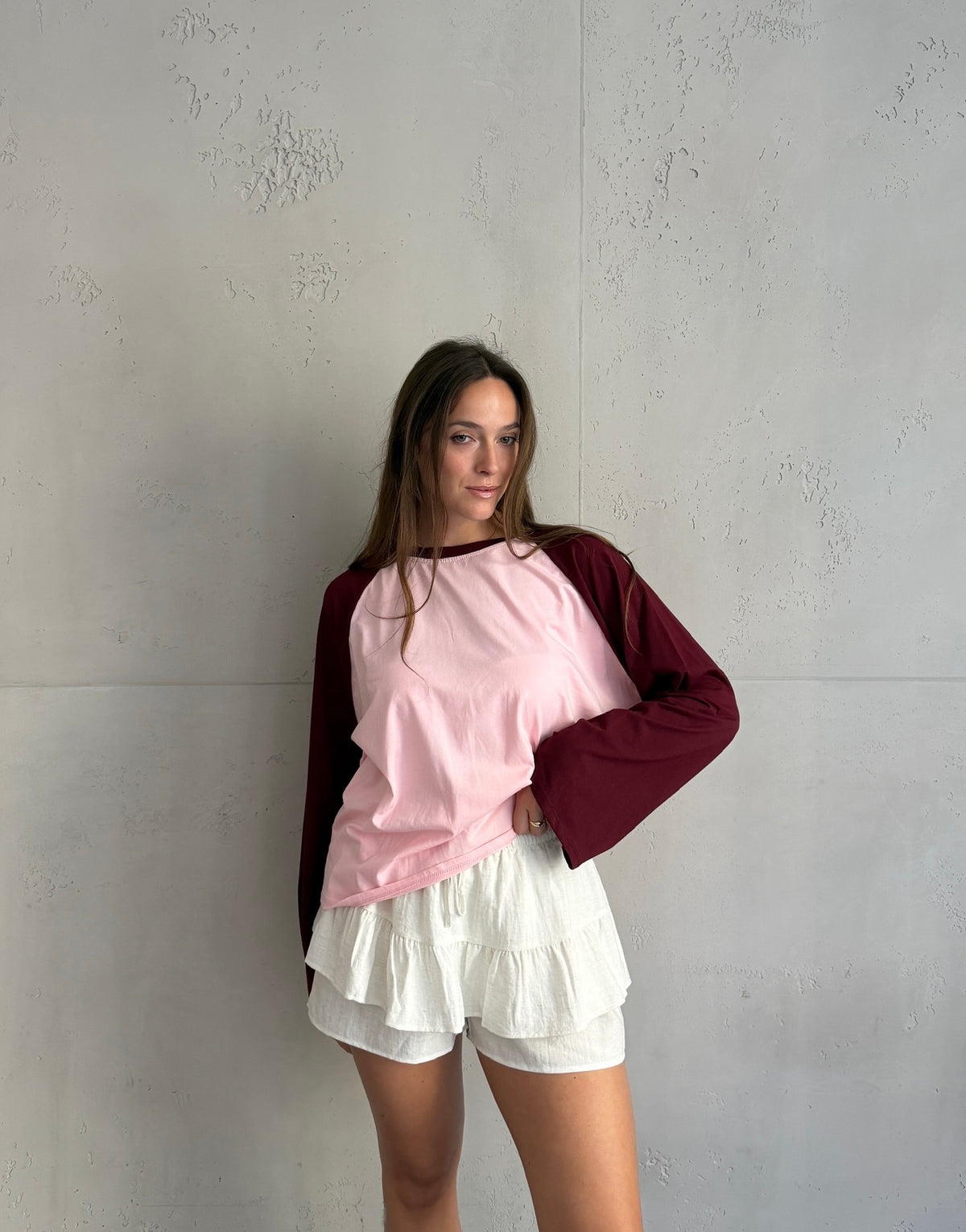 Longsleeve mit Kontrastärmeln