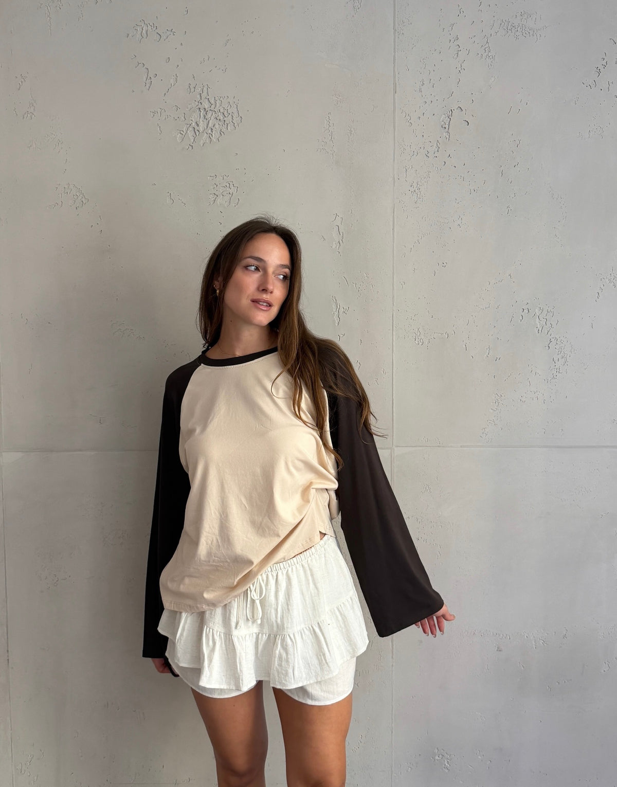 Longsleeve mit Kontrastärmeln
