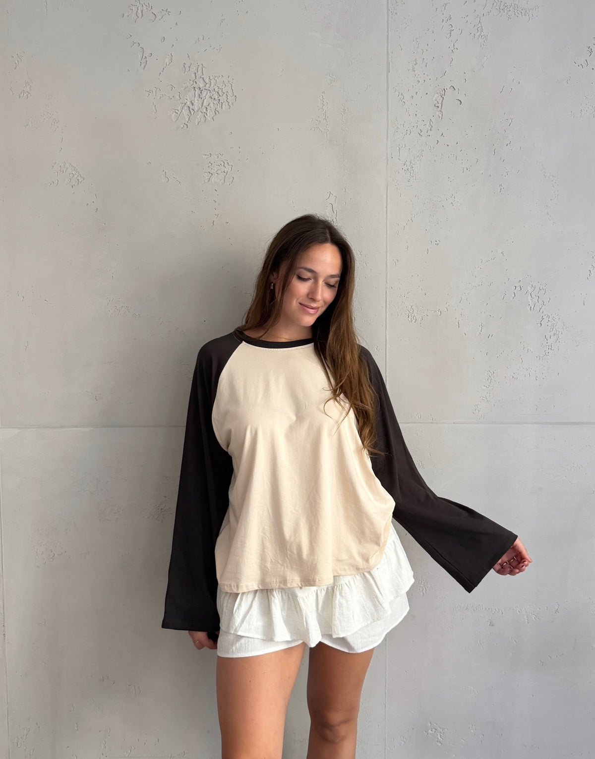 Longsleeve mit Kontrastärmeln